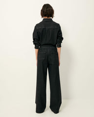 Women MANHATTAN Denim Black | Pants