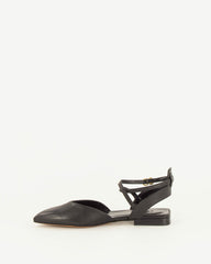 Women BETTY Black Leather | Ballet Flats