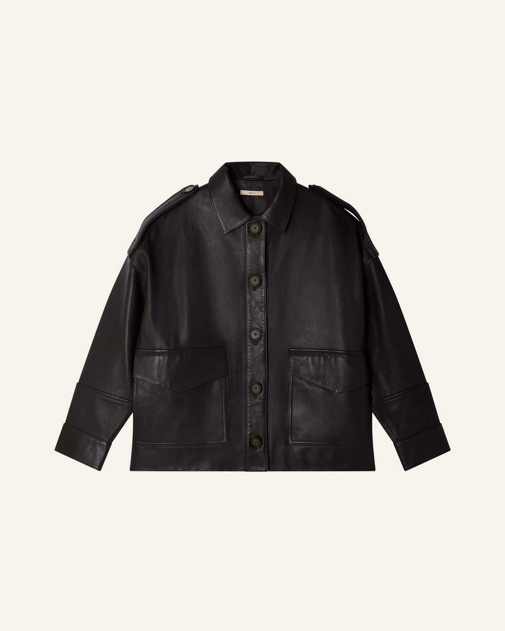 Women HARRIBOYD Coffee Leather | Jacket