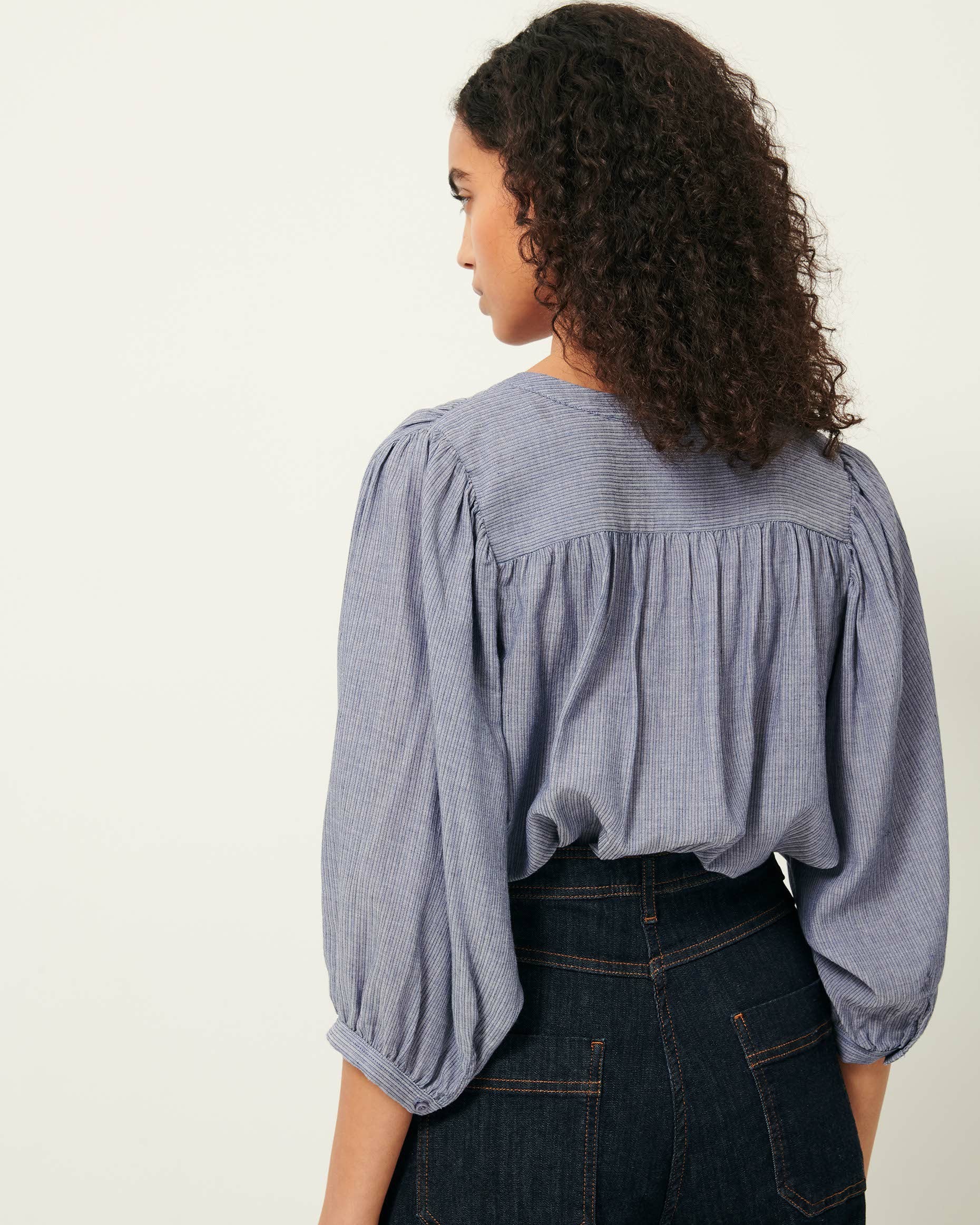 Women A VIEW Chambray Blue | Blouse