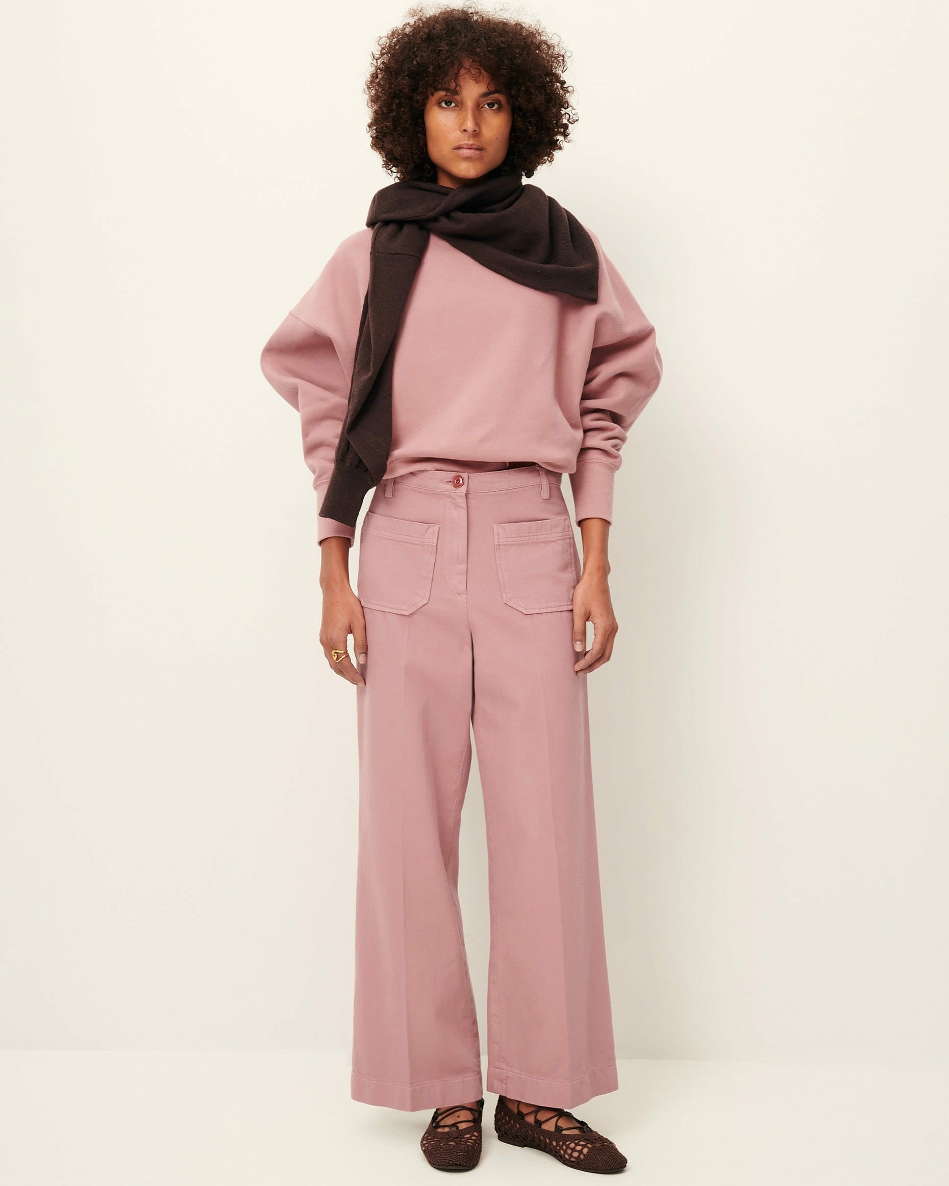 Women ALDRICKS Bois de Rose | Trousers
