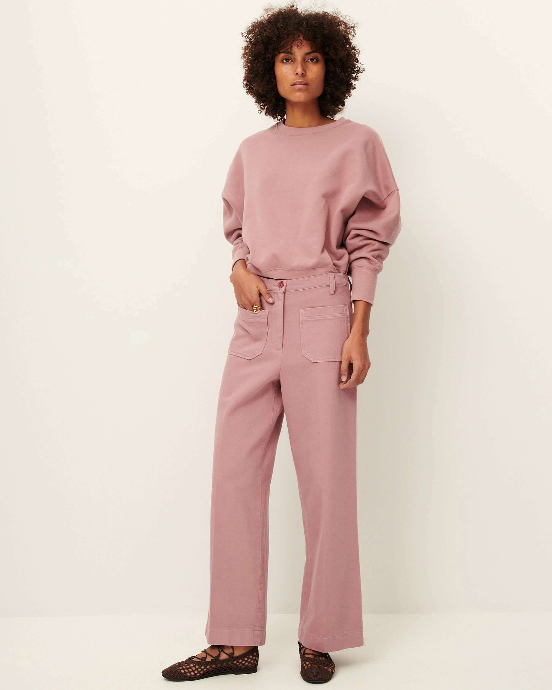 Women ALDRICKS Bois de Rose | Trousers