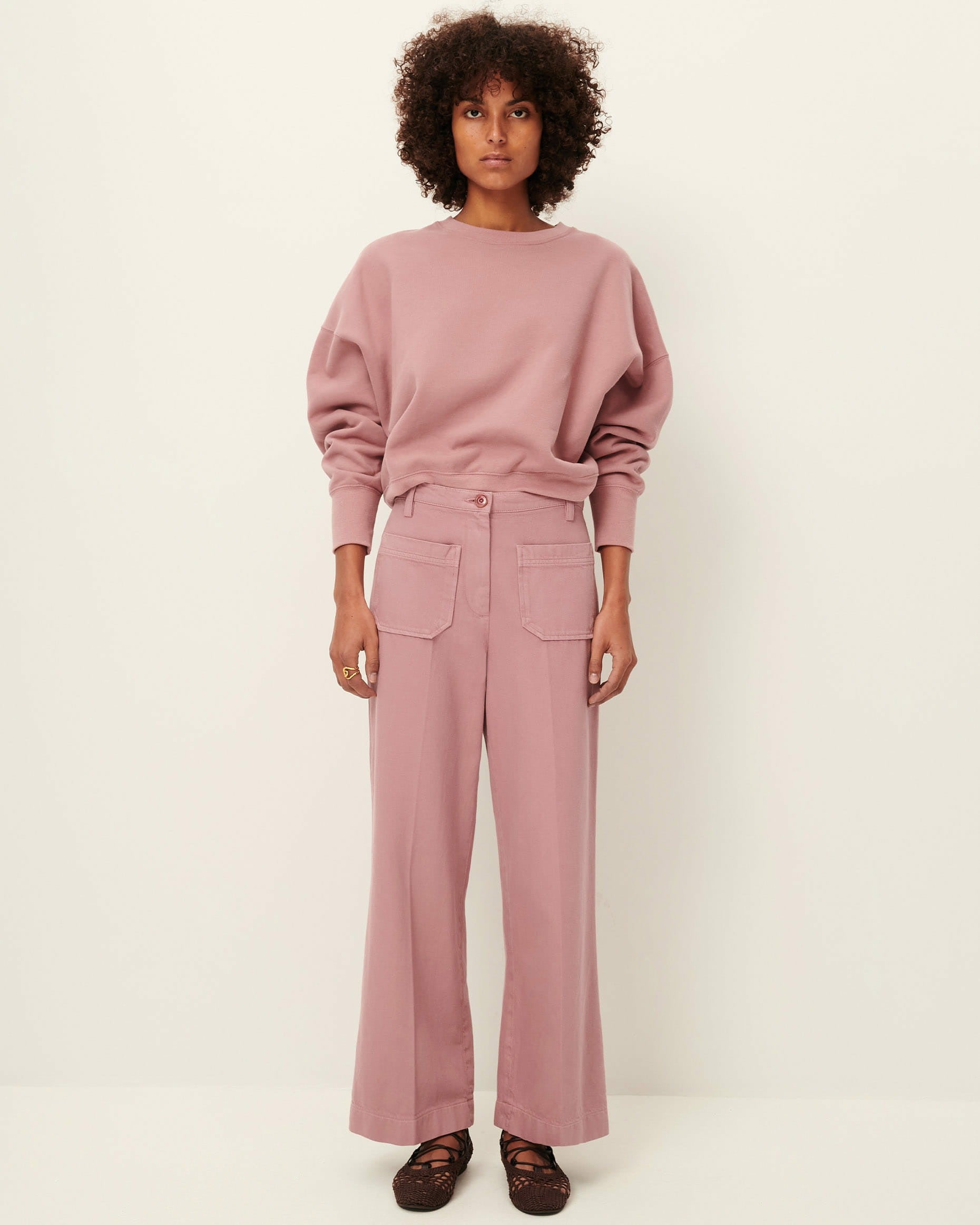 Women ALDRICKS Bois de Rose | Trousers