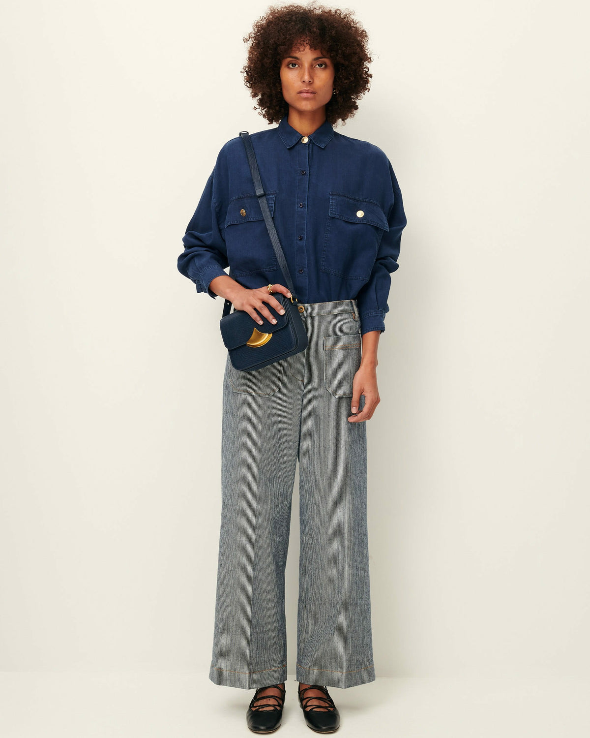 Women ALDRICKS Coutil Blue | Trousers