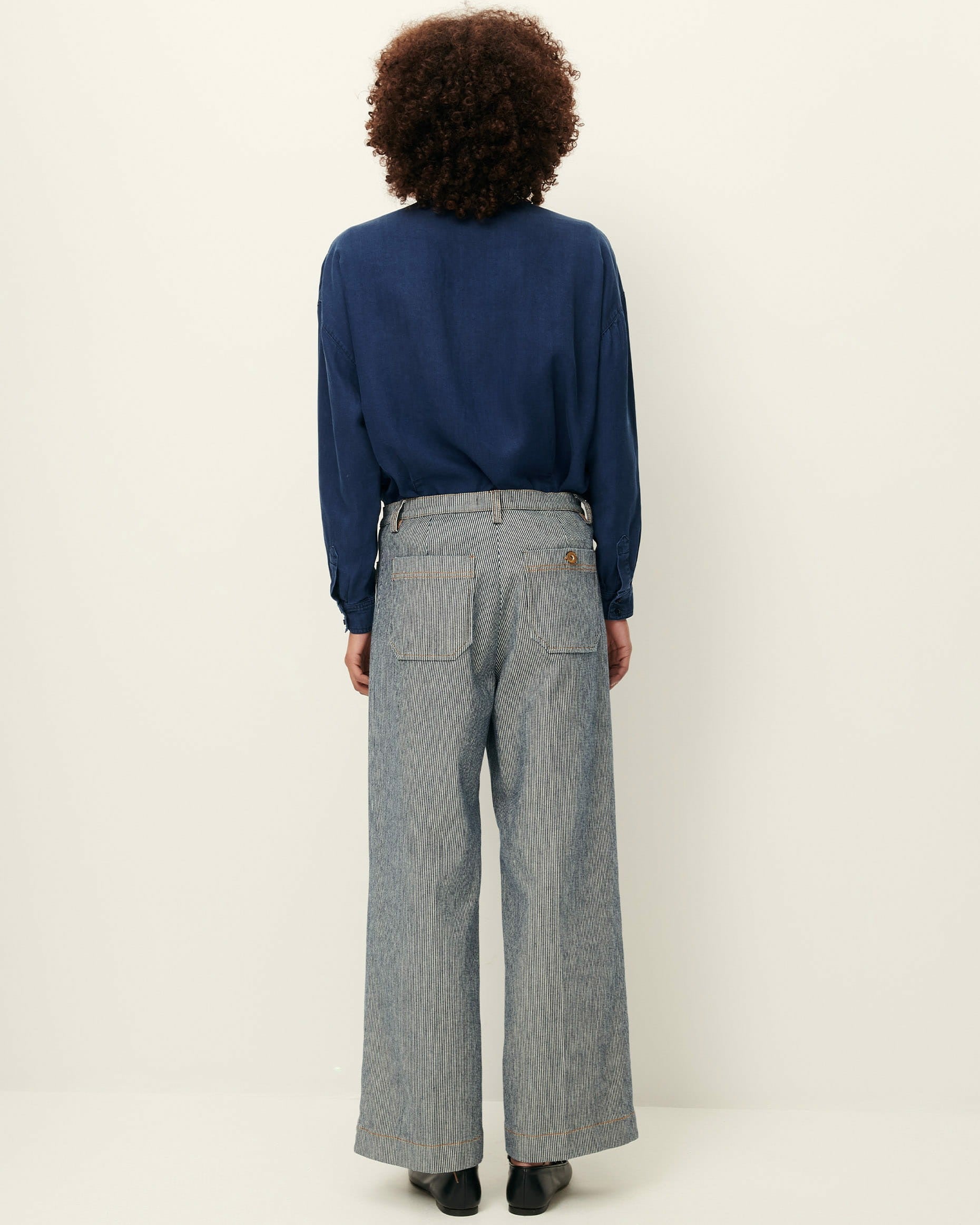 Women ALDRICKS Coutil Blue | Trousers
