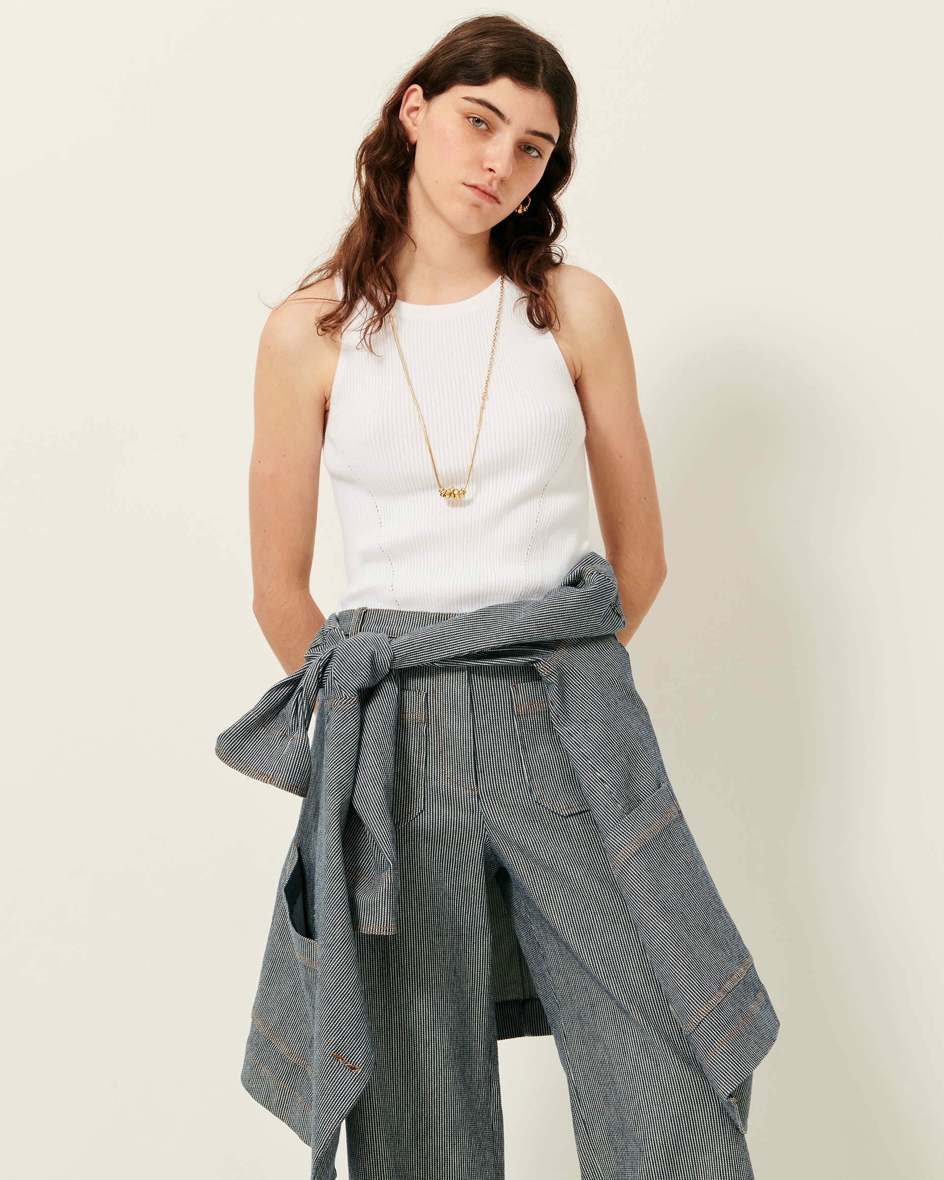 Women ALDRICKS Coutil Blue | Trousers
