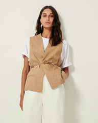Women MARCELLO Alpaga | Sleeveless jacket