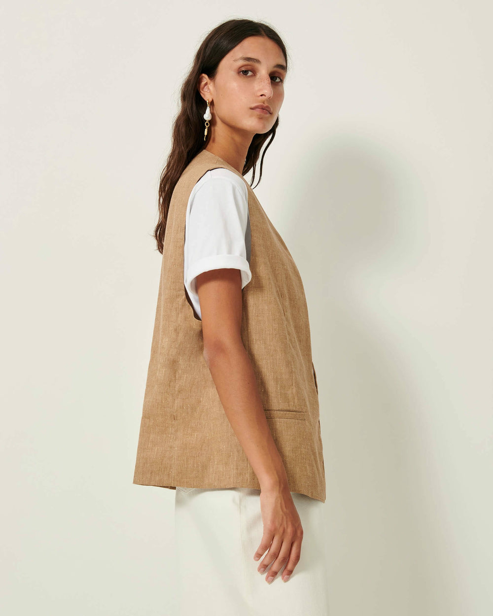Women MARCELLO Alpaga | Sleeveless jacket