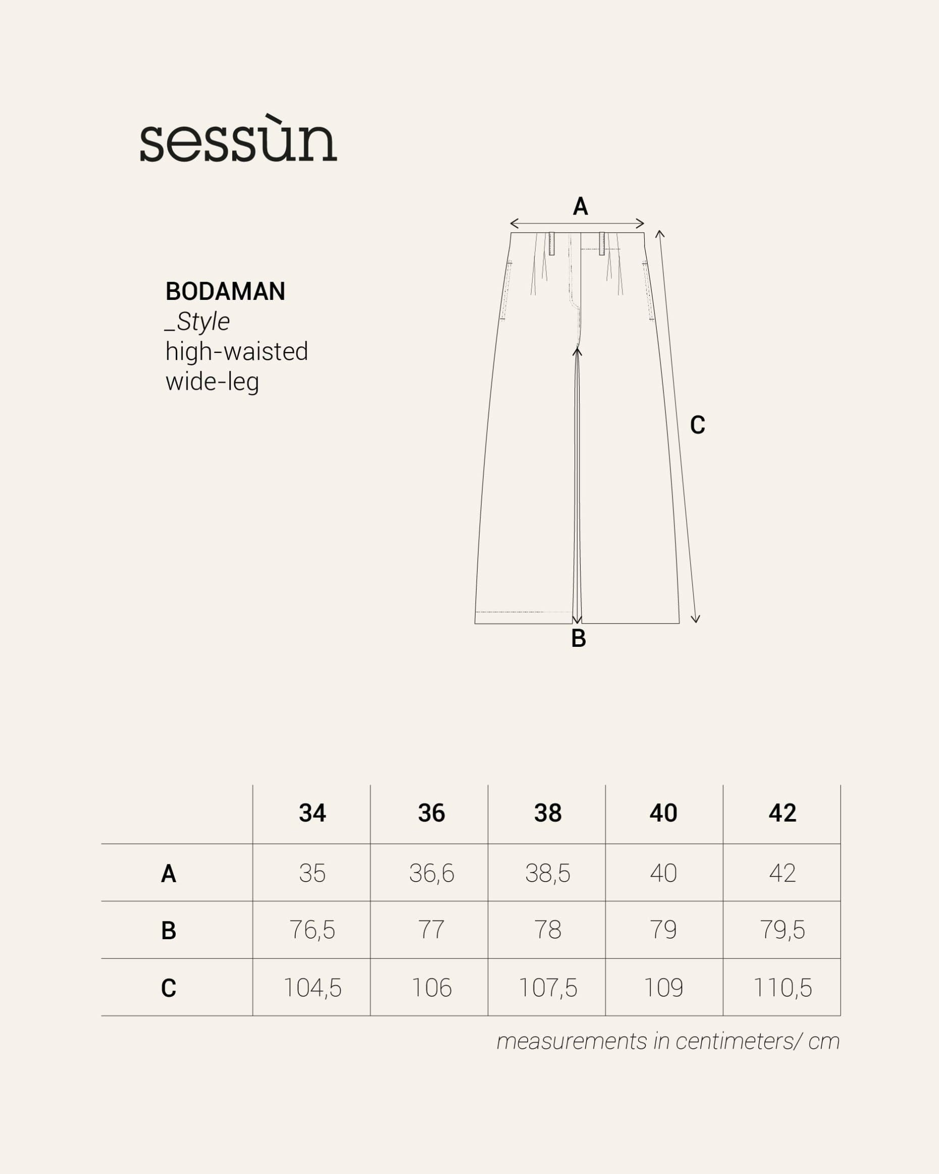 Women BODAMAN Milk | Pants