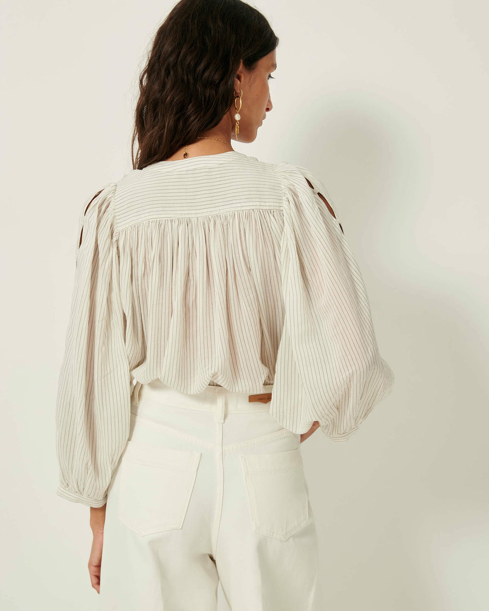 Women LUCY H Whiblack | Blouse