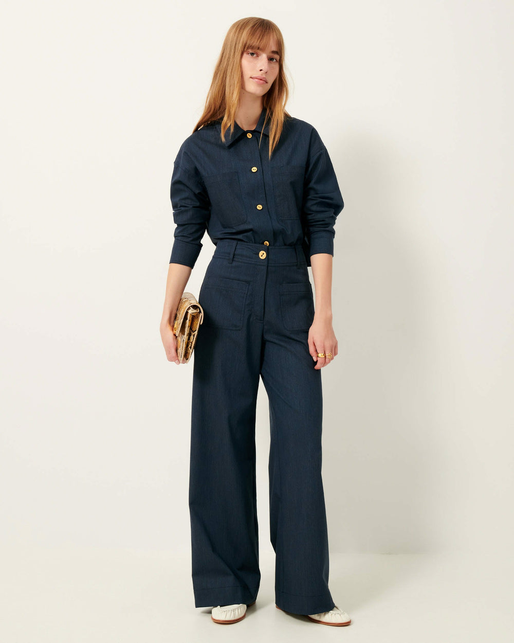 Women MANHATTI Worker Blue | Pants