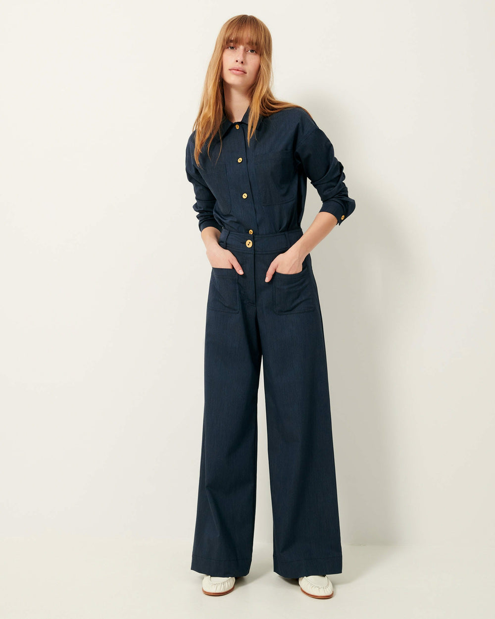 Women MANHATTI Worker Blue | Pants