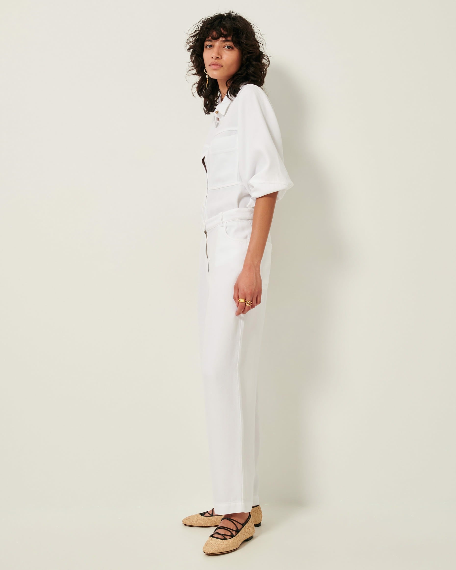 Women NICA Optical White | Pants