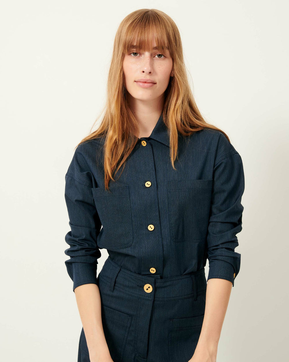 Women NOTTERI Worker Blue | Overshirt