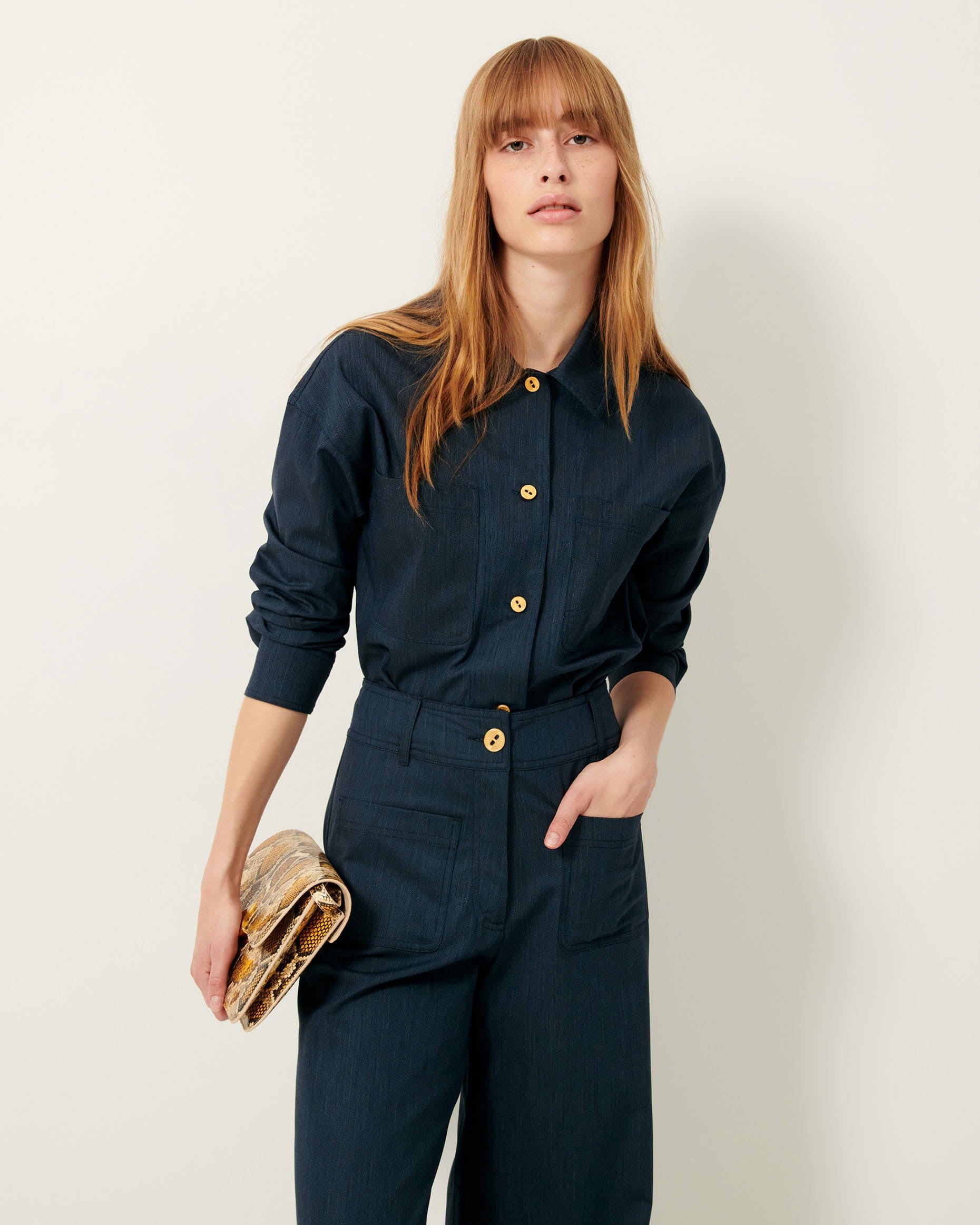 Women NOTTERI Worker Blue | Overshirt