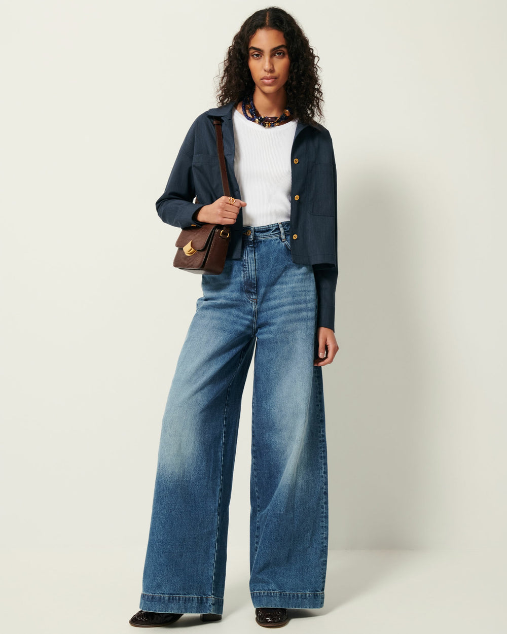 Women NOTTERI Worker Blue | Overshirt
