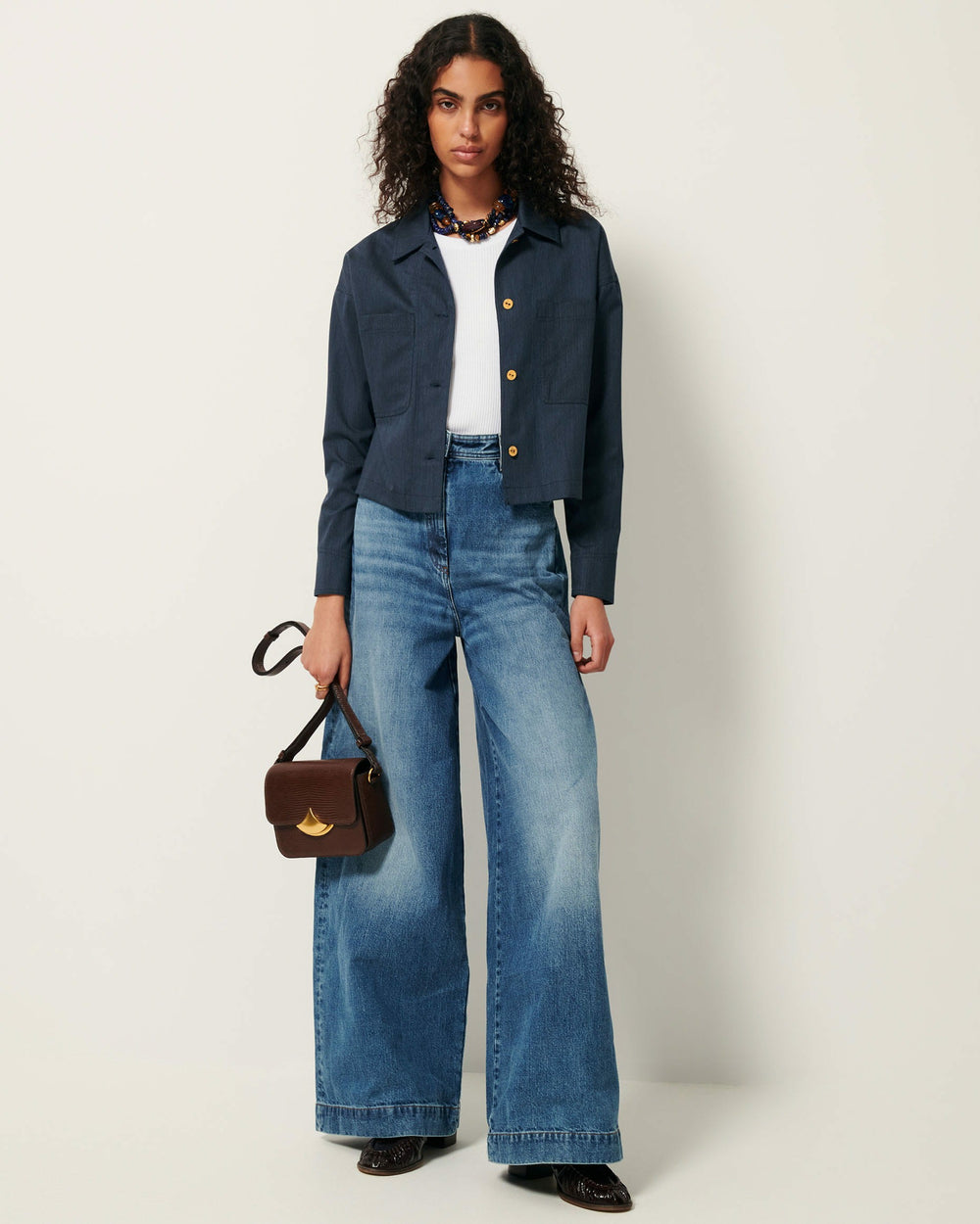 Women NOTTERI Worker Blue | Overshirt