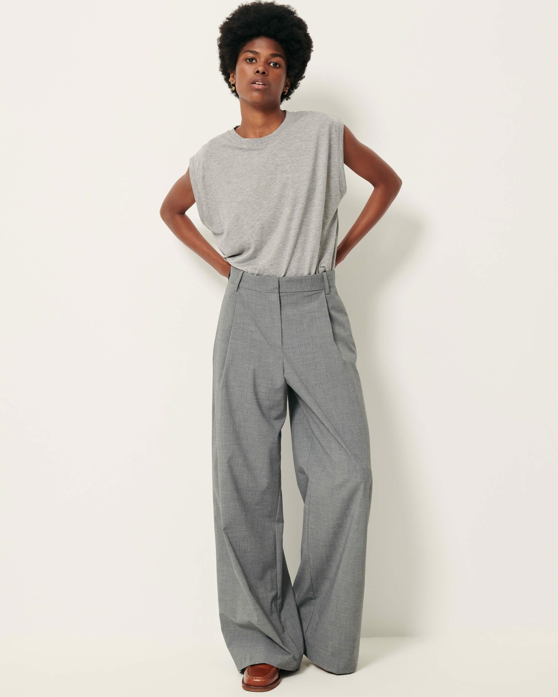 Women PROVENCO Mid Grey | Pants