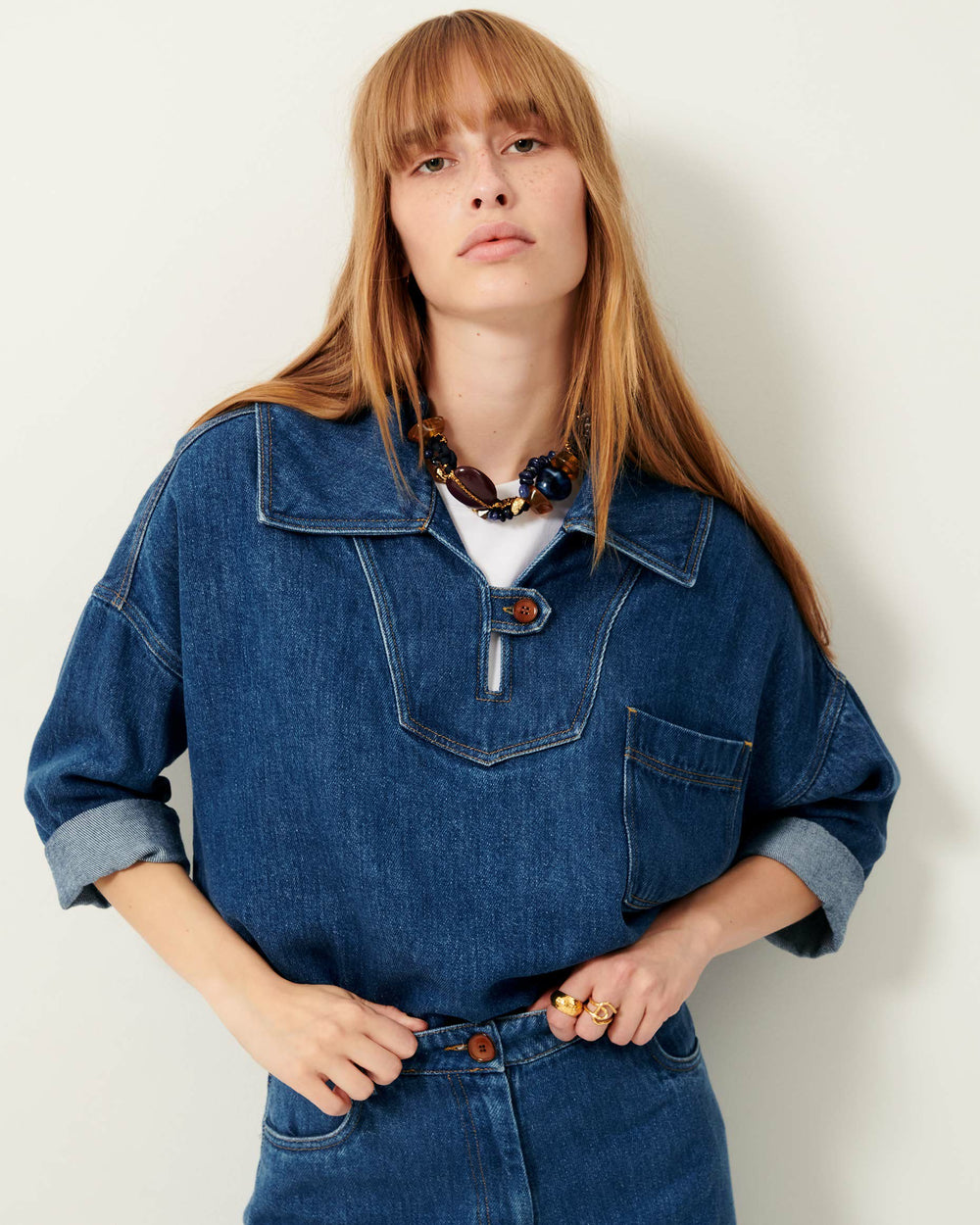 Women VERONE Denim Blue | Jacket