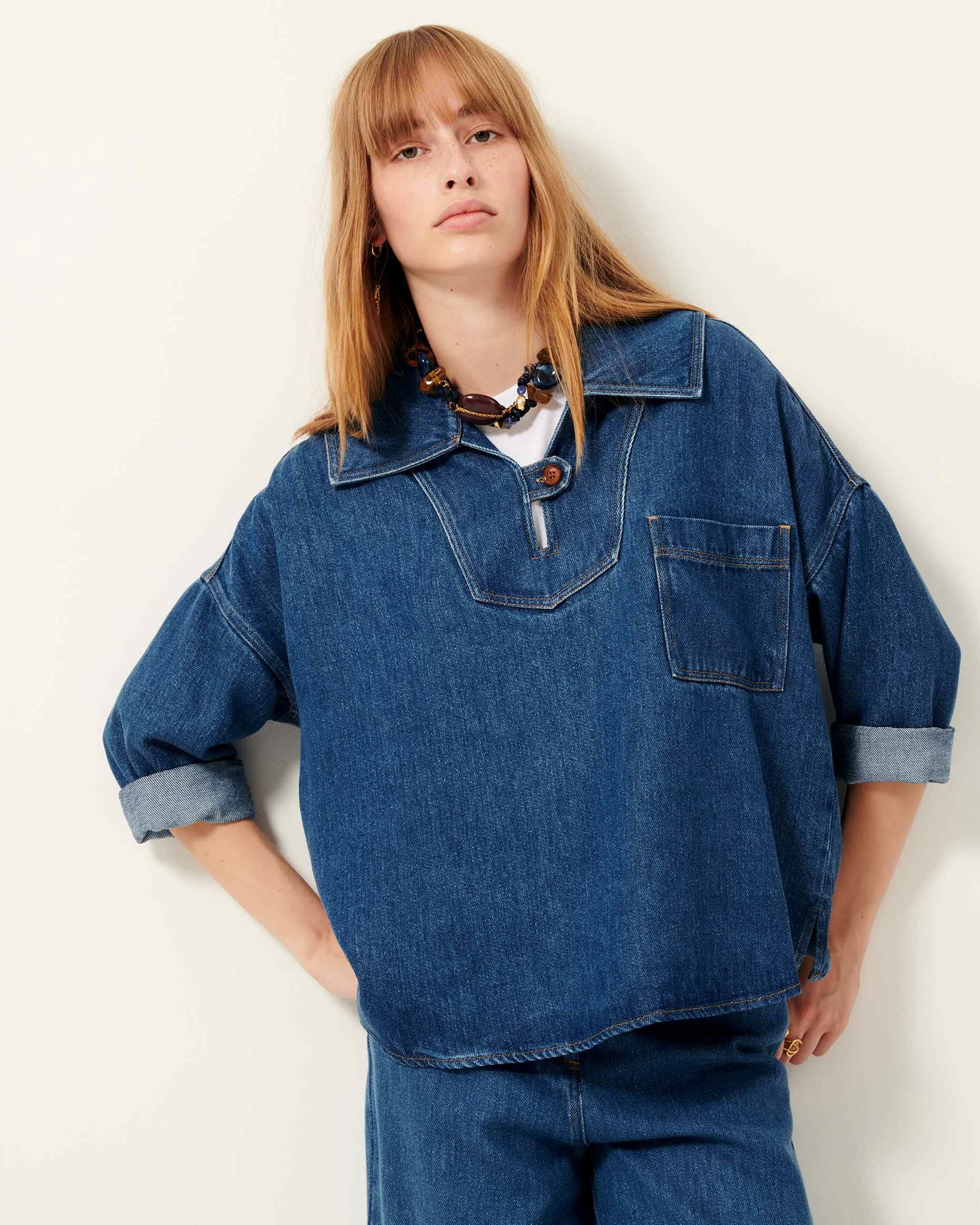 Women VERONE Denim Blue | Jacket