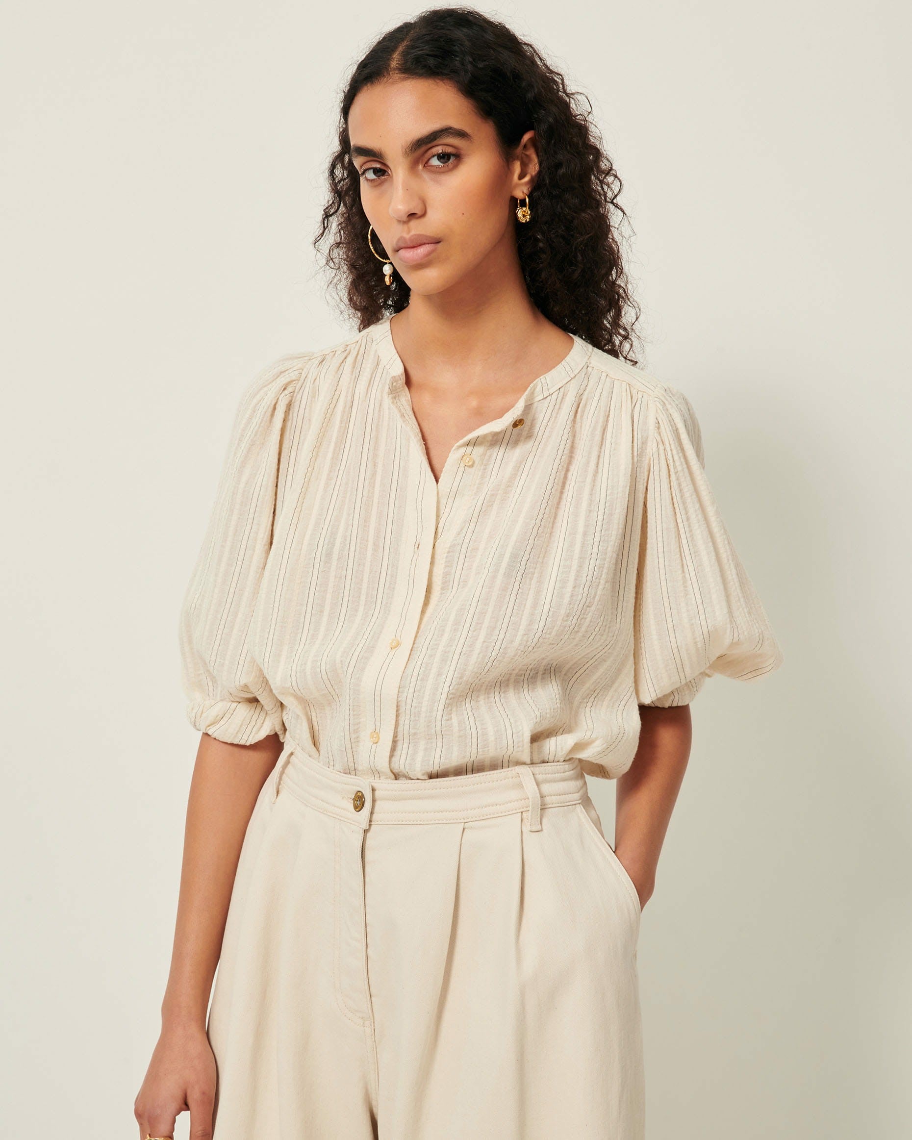 Women A VIEW Sandcream | Blouse