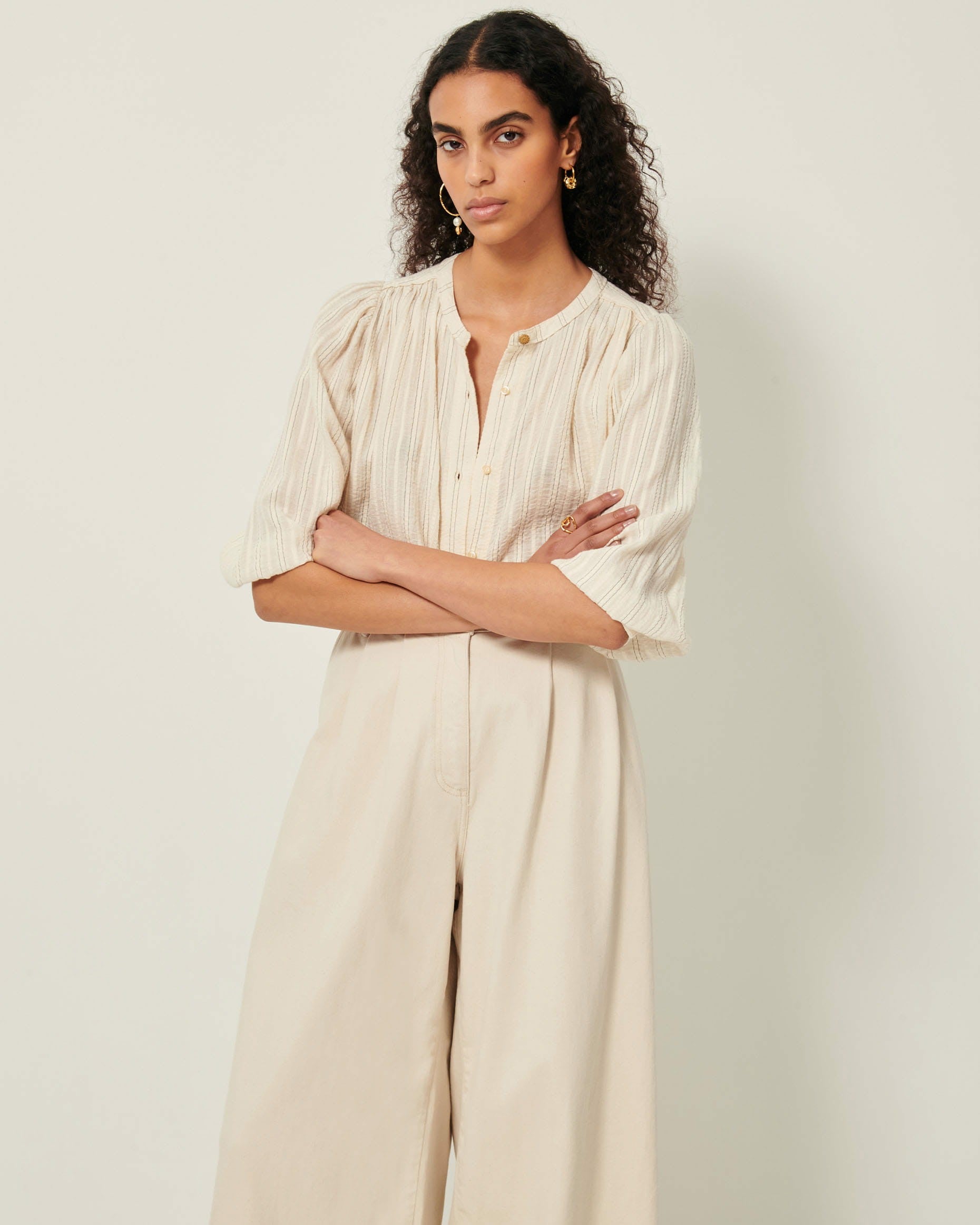 Women A VIEW Sandcream | Blouse