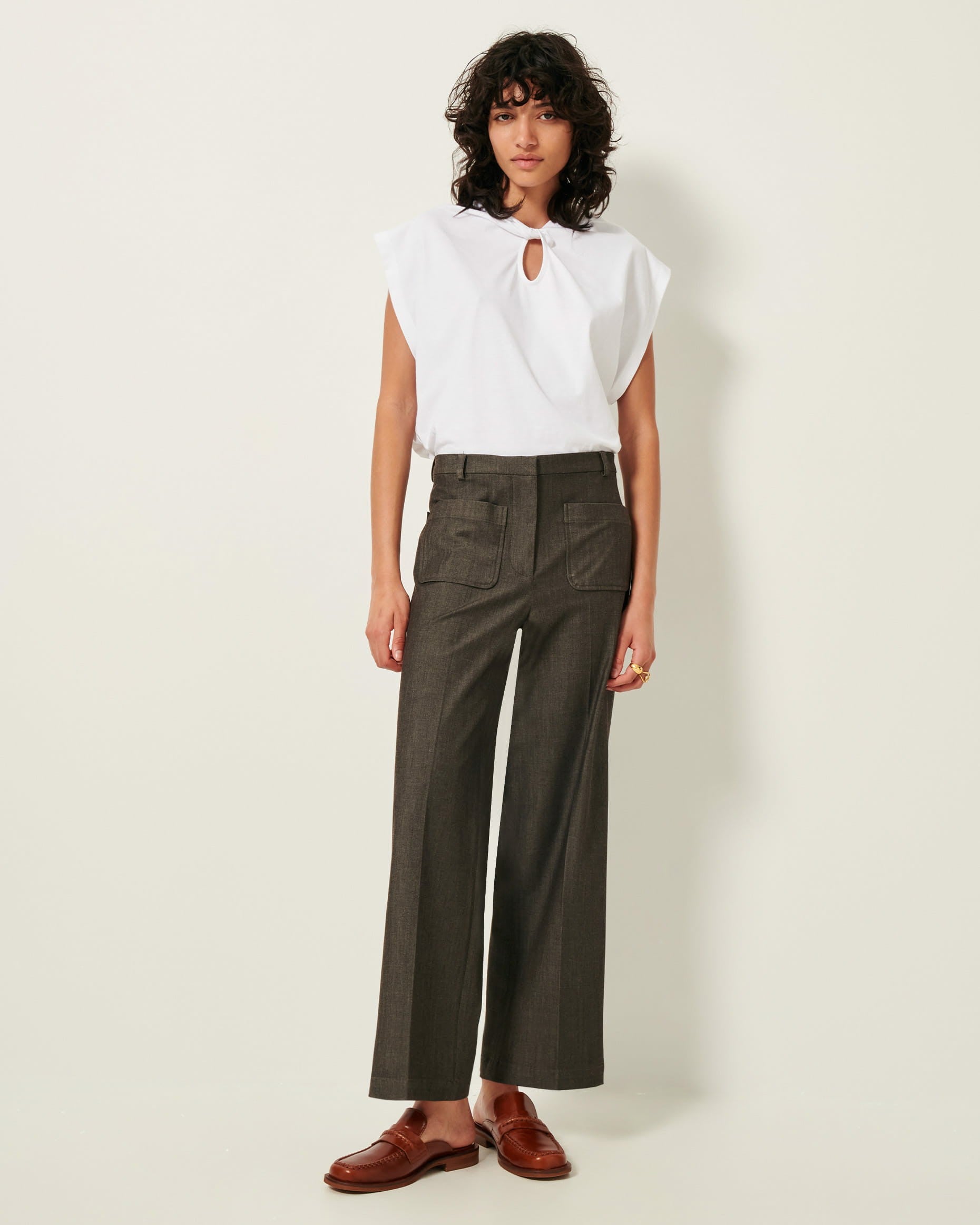 Women ALBERTAY Fusain | Pants