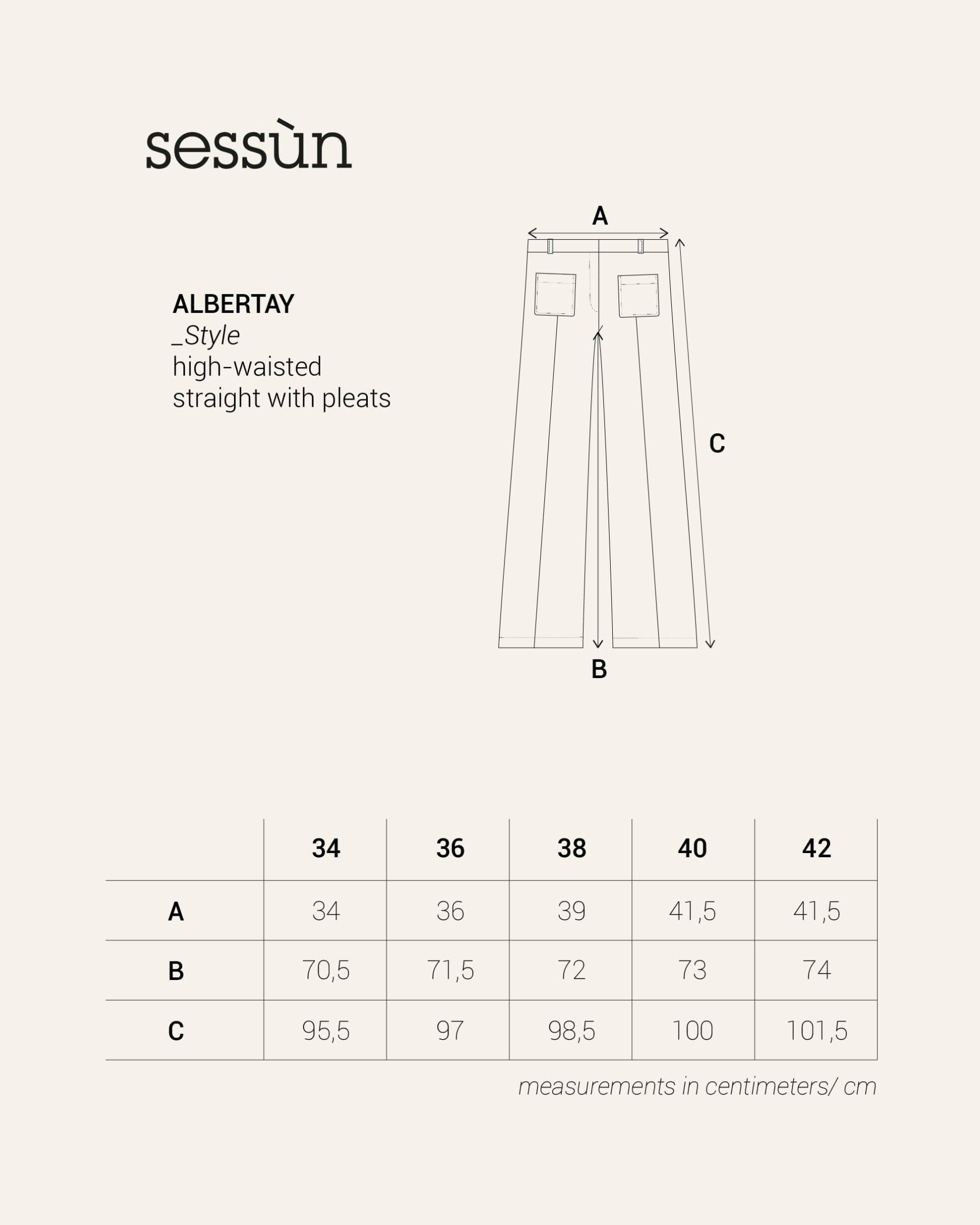 Women ALBERTAY Fusain | Pants