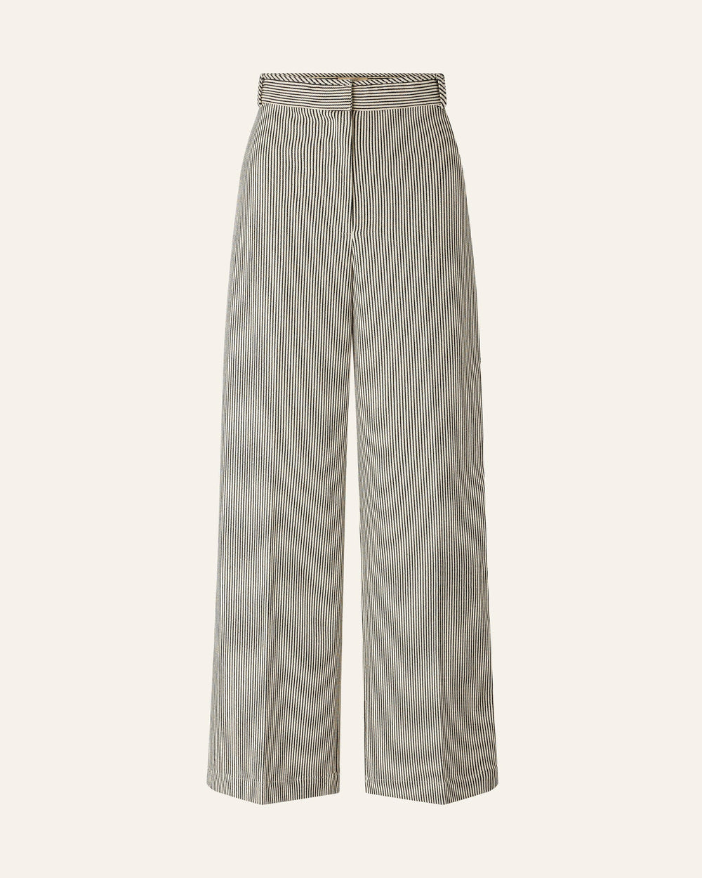 Women ALBELLO Coutil Whiblack | Trousers
