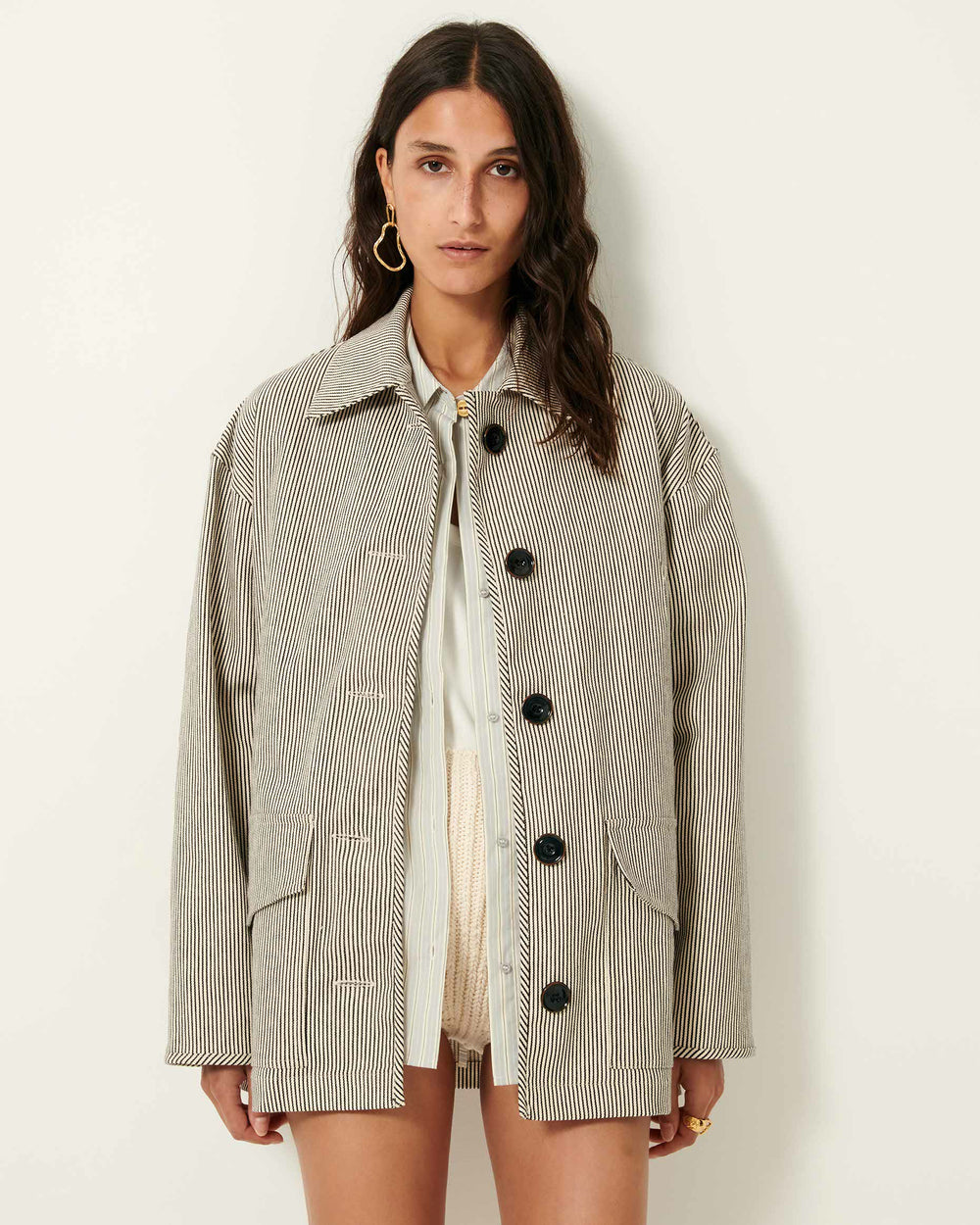 Women JOHELLO Coutil Whiblack | Jacket