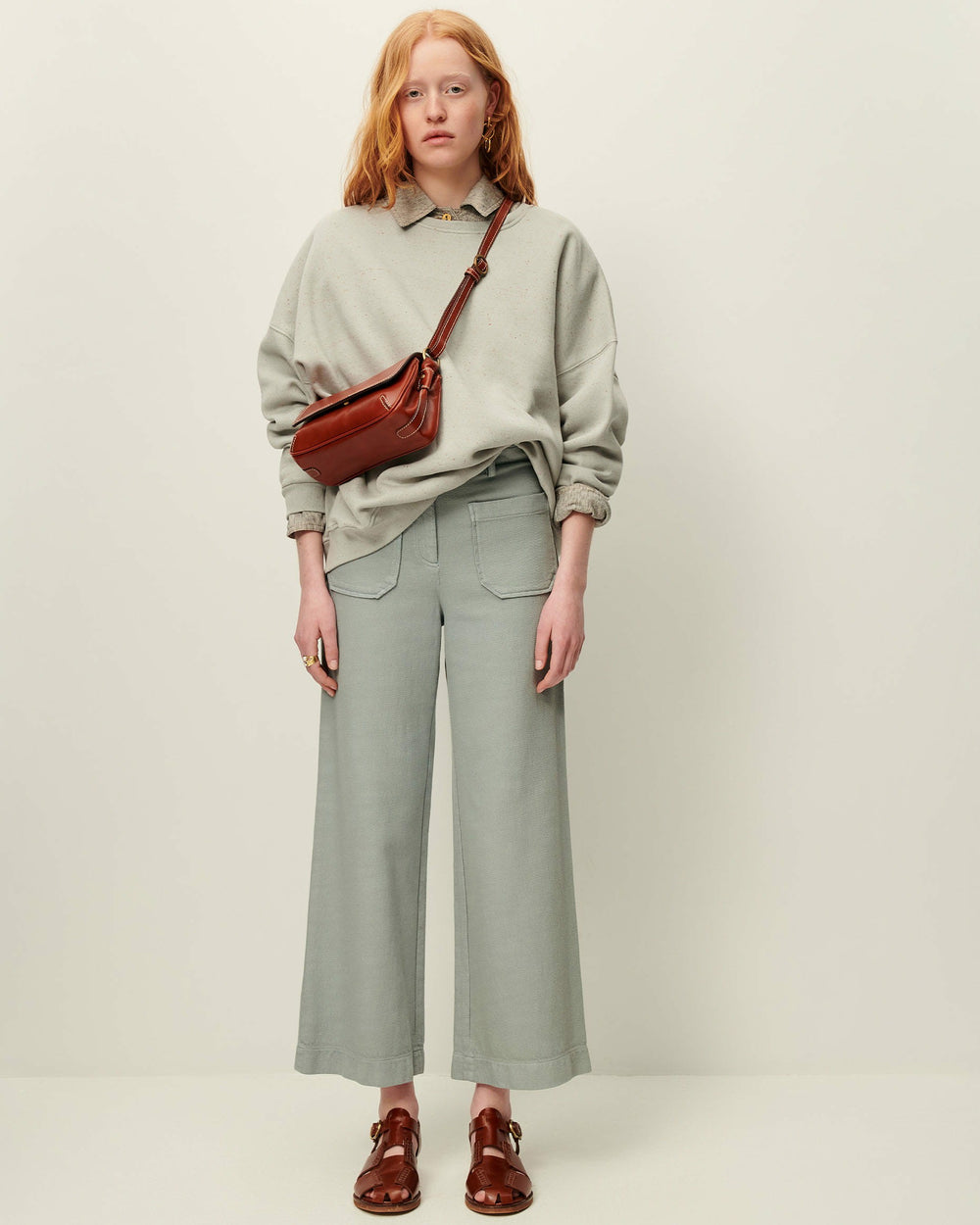 Women HENDRICK Sauge | Trousers