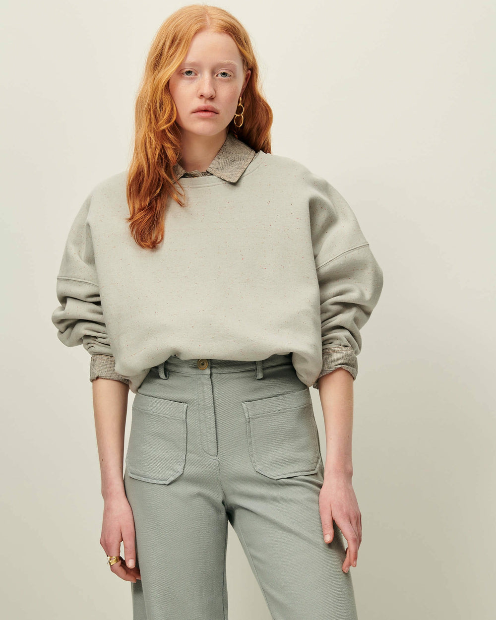 Women HENDRICK Sauge | Trousers