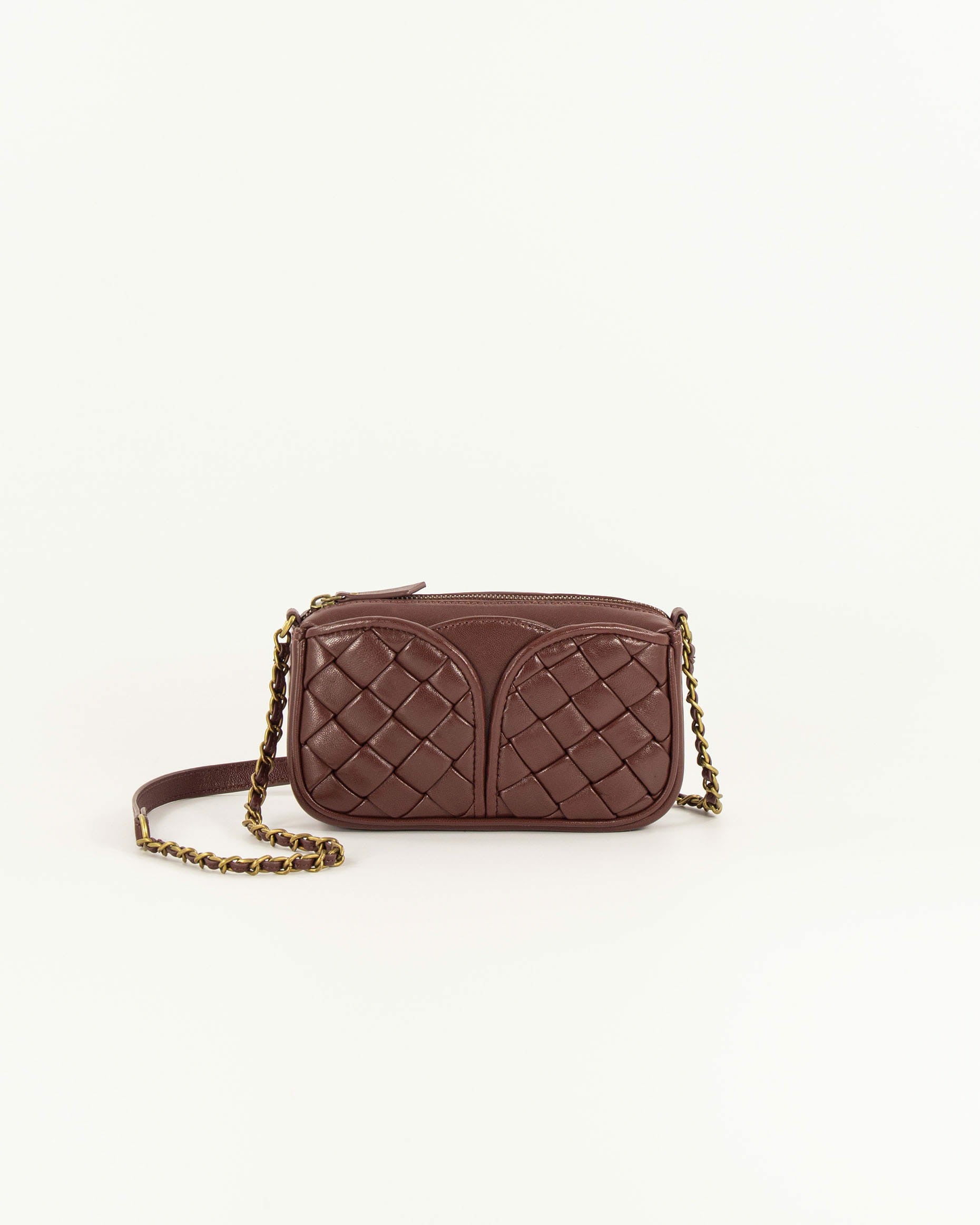 Women DIVINOU BRAIDED Burgundy | Bag