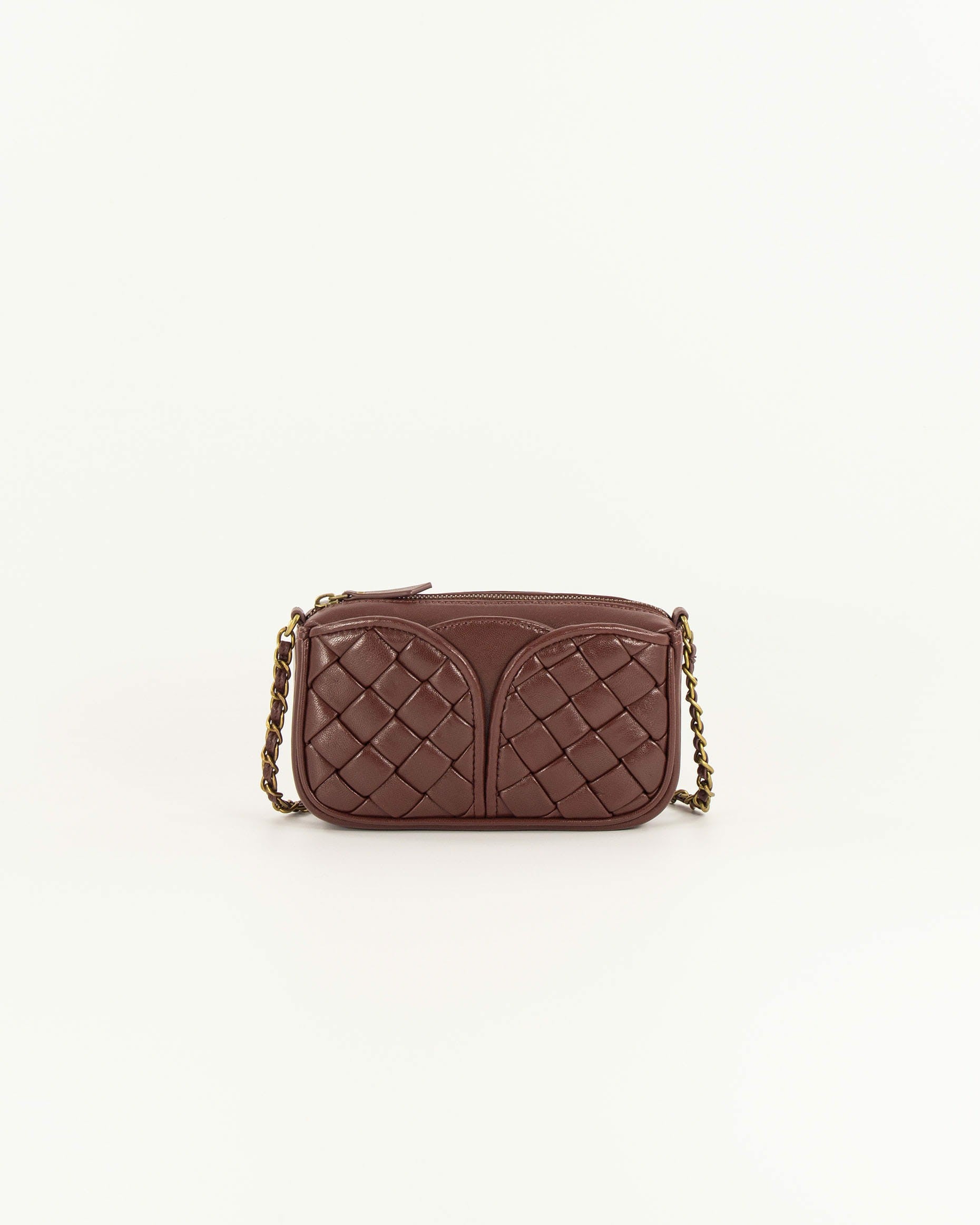 Women DIVINOU BRAIDED Burgundy | Bag