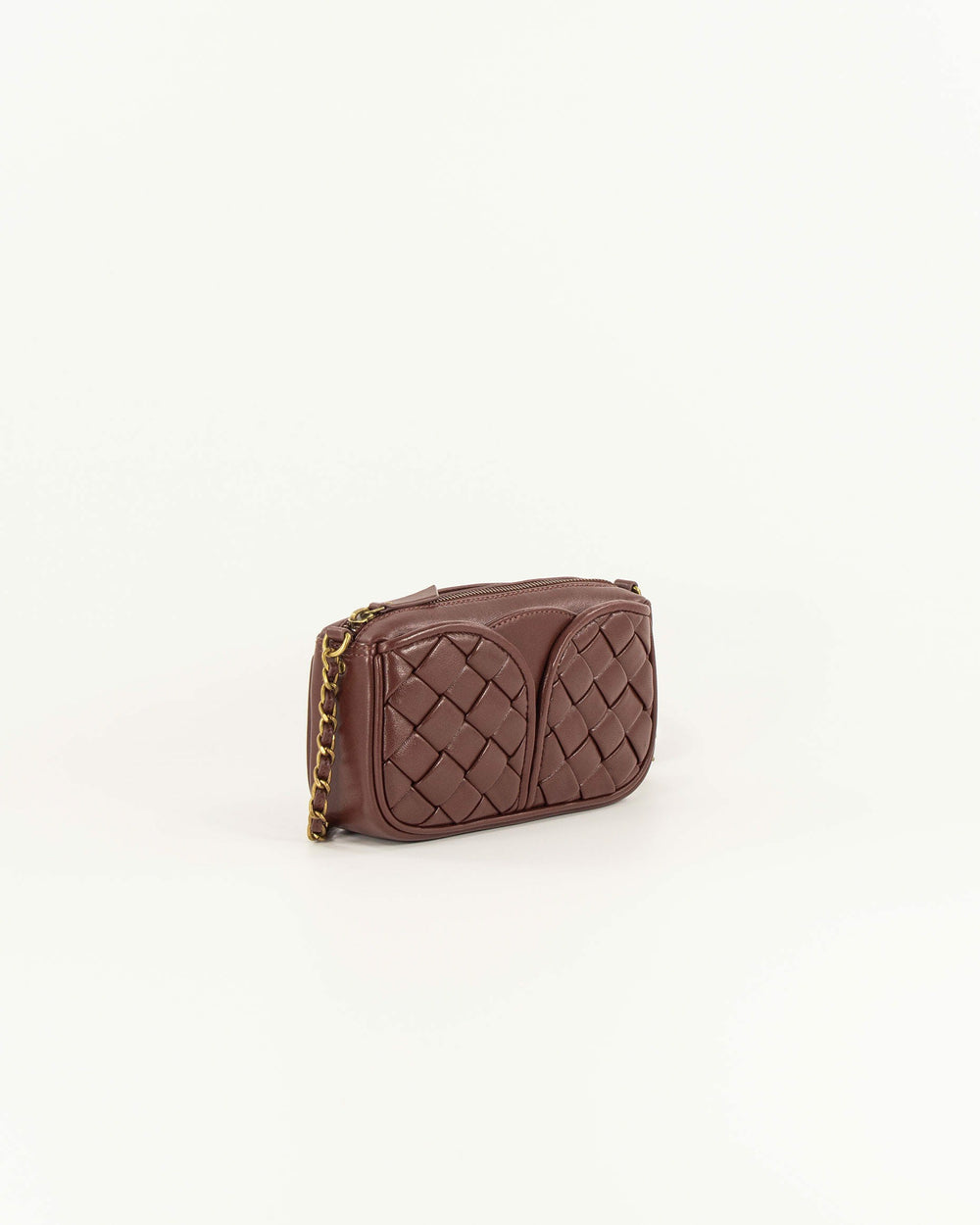 Women DIVINOU BRAIDED Burgundy | Bag