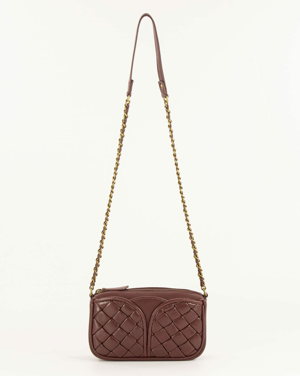 Women DIVINOU BRAIDED Burgundy | Bag