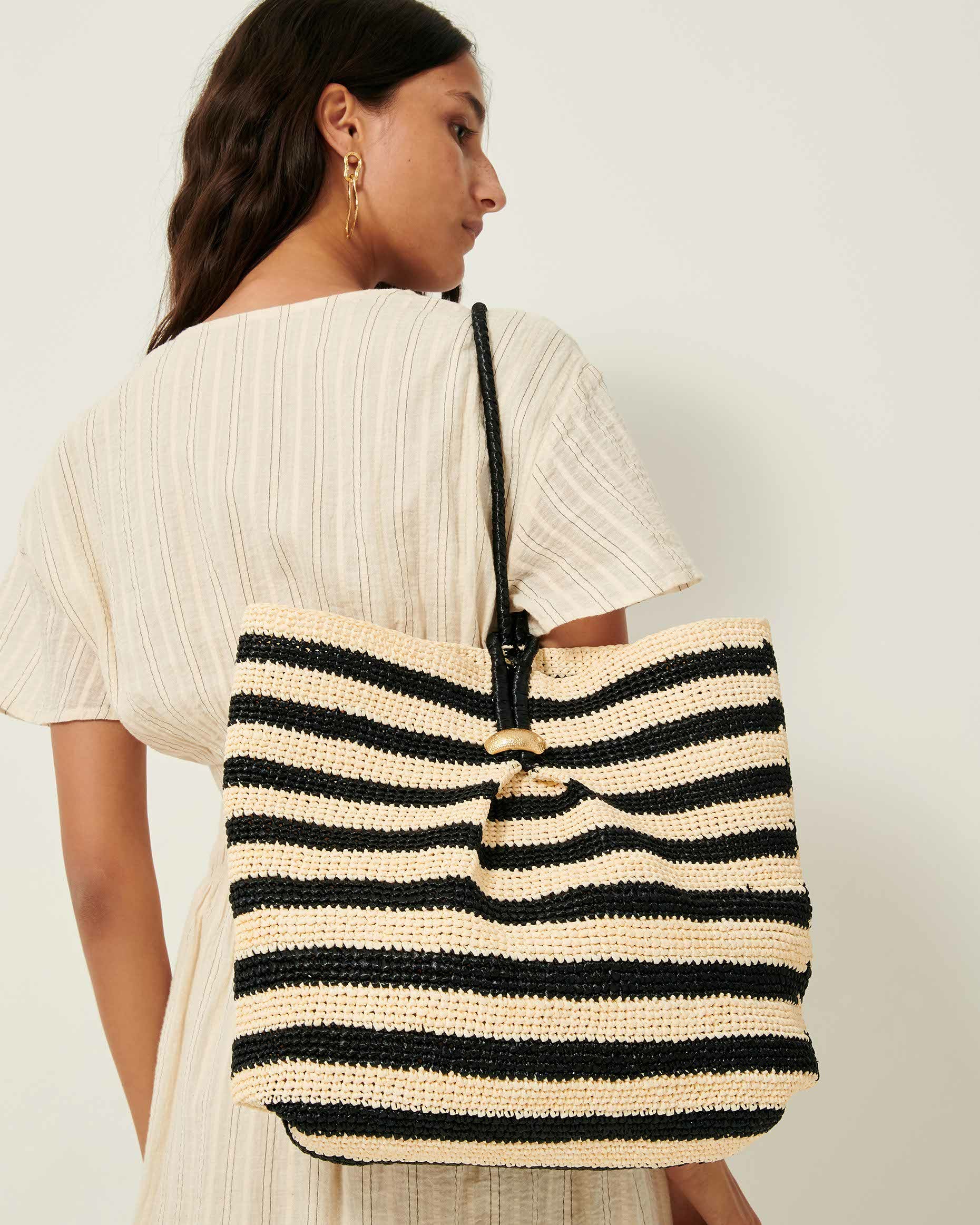 Women TALAA Black Natural | Tote bag