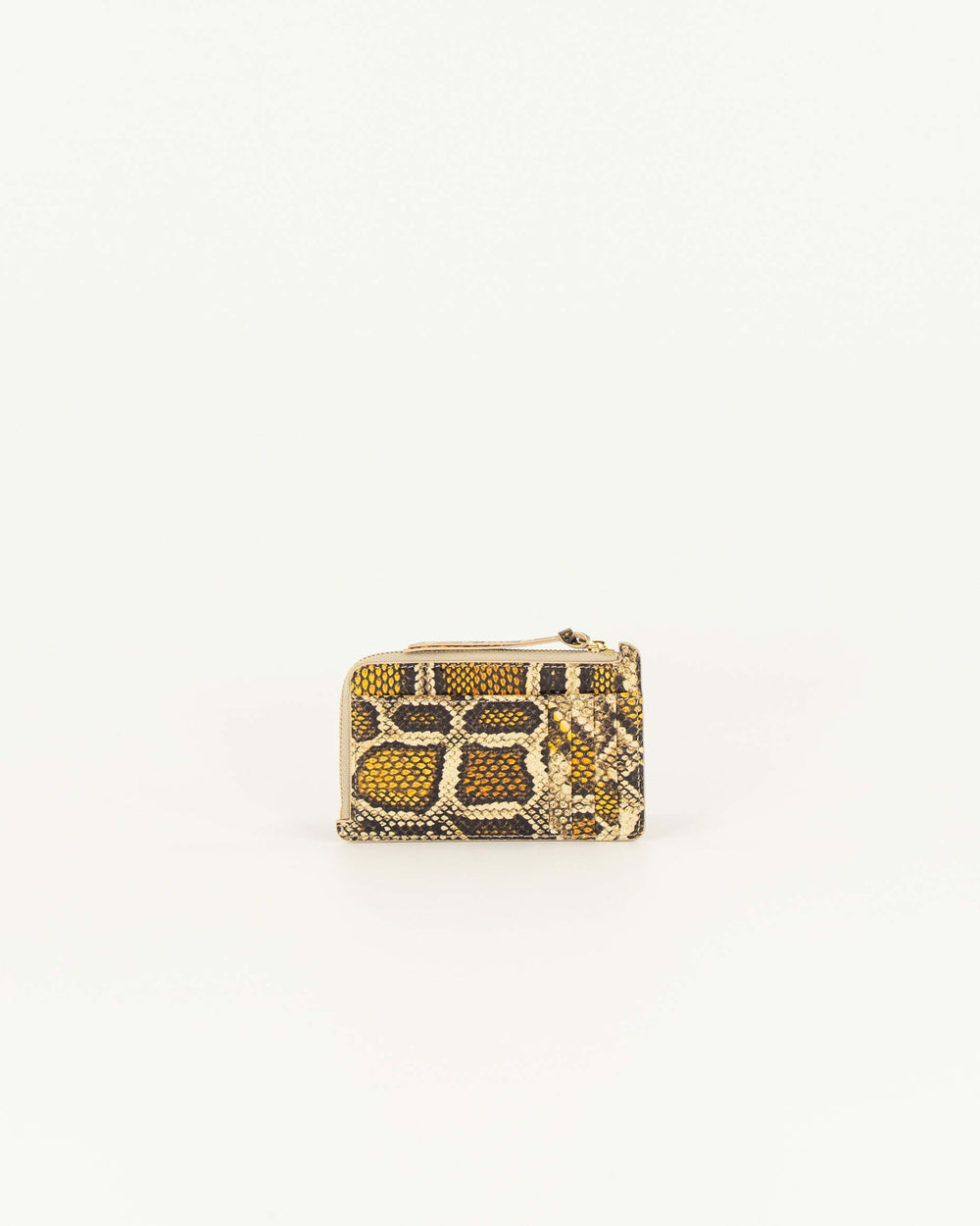 Women LUZI Purse Yellow Python | Card holder