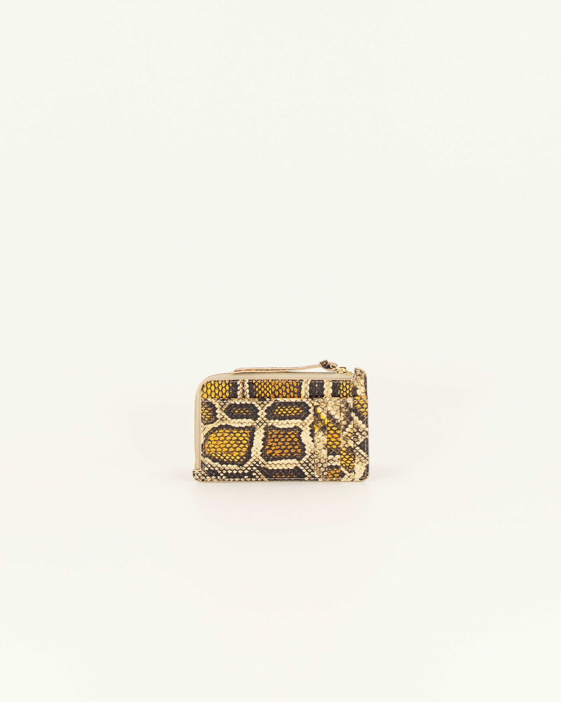Women LUZI Purse Yellow Python | Card holder