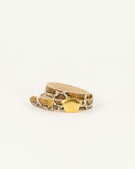 Women DIVILUZ Yellow Python | Belt
