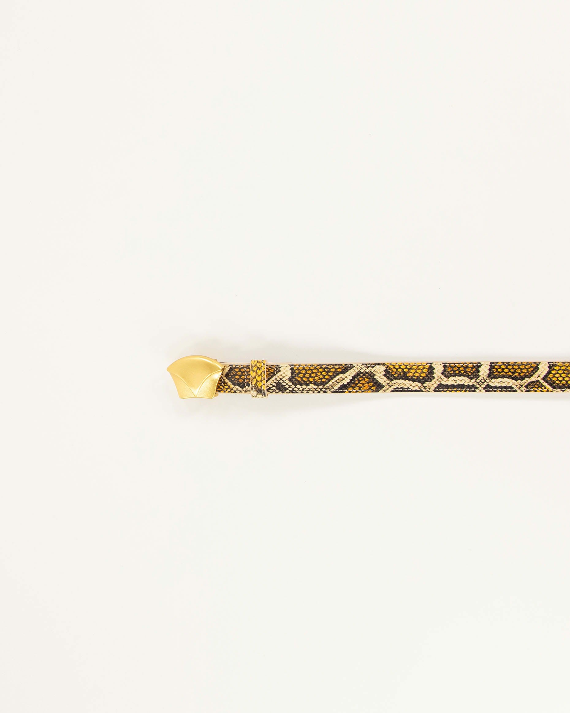 Women DIVILUZ Yellow Python | Belt