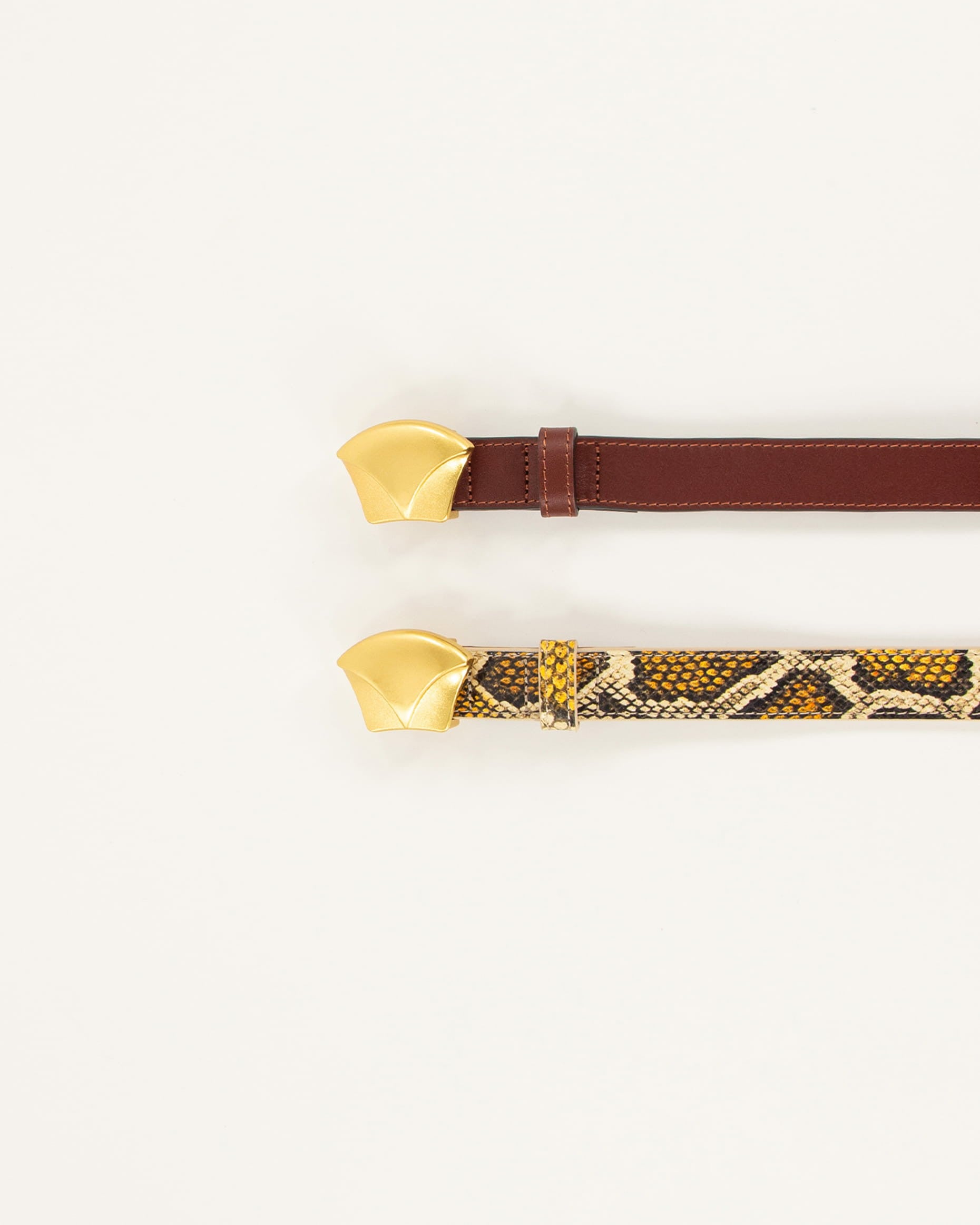 Women DIVILUZ Yellow Python | Belt