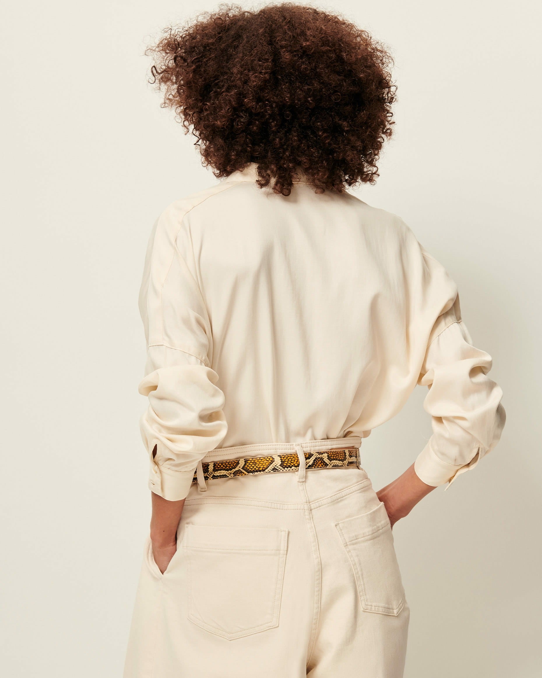 Women DIVILUZ Yellow Python | Belt