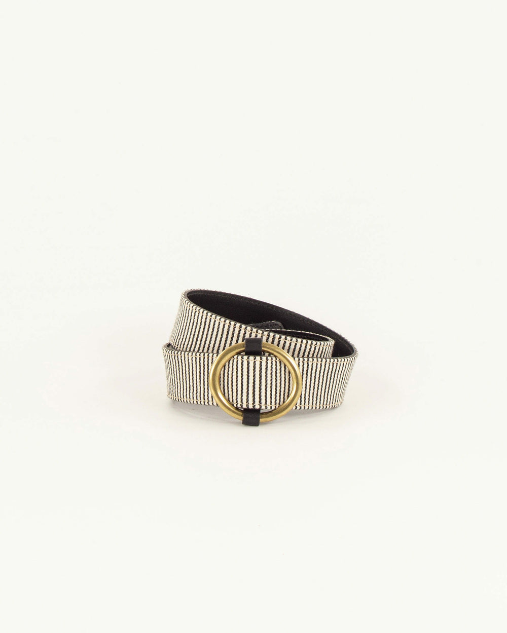 Women TISAO STRIPES Whiblack Stripes | Belt