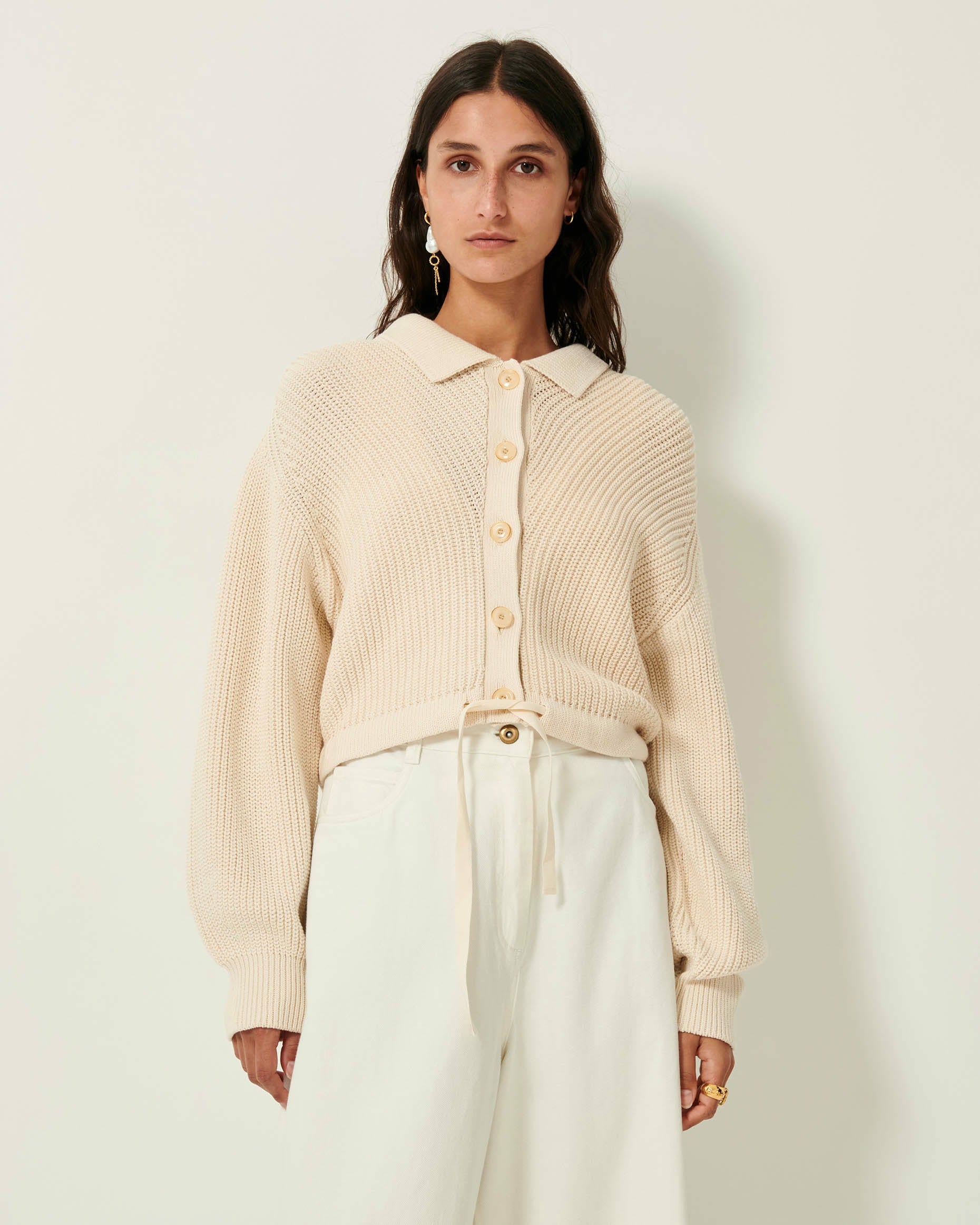 Women BONNY Fleur de Sel | Cardigan