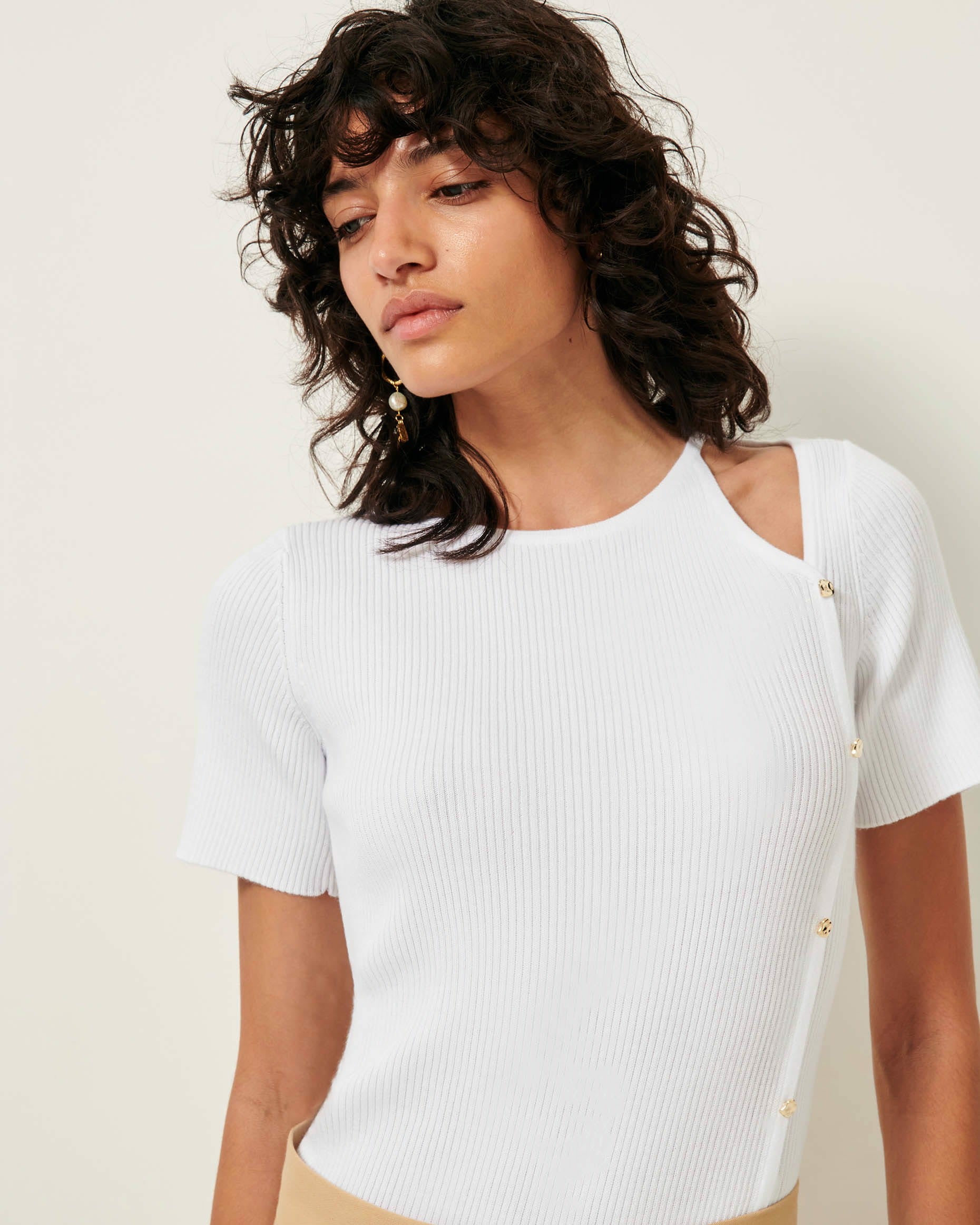 Women CLARO Optical White | Top