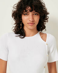 Women CLARO Optical White | Top