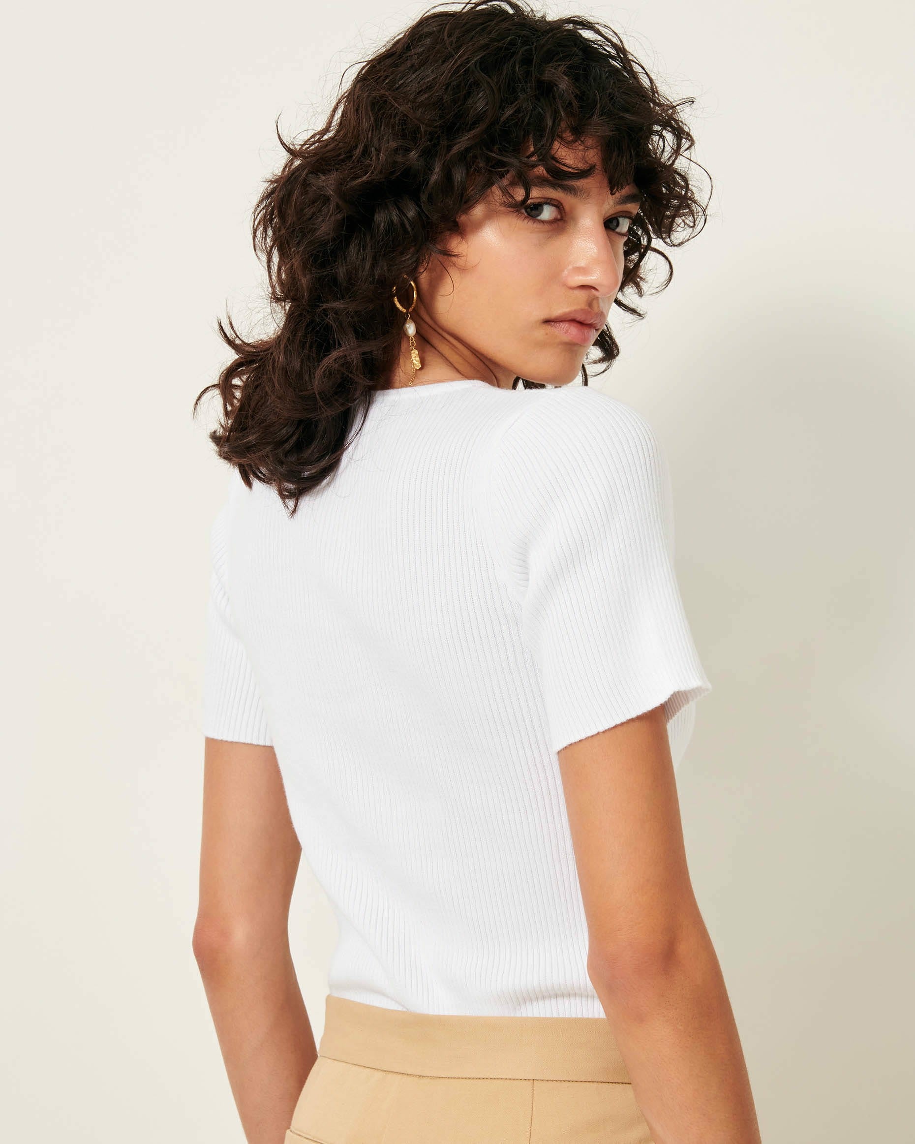 Women CLARO Optical White | Top