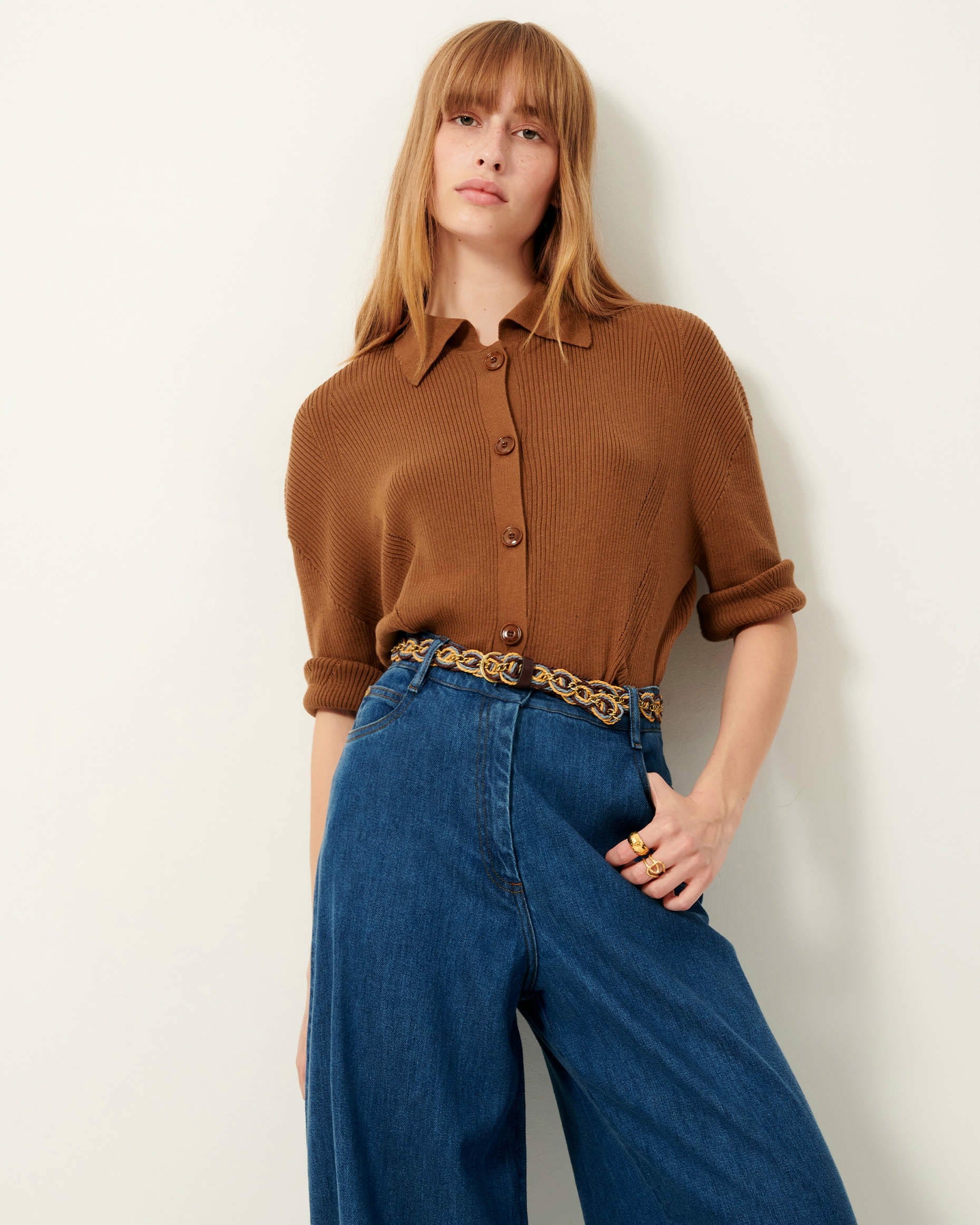 Women JOURNEY Caramel | Cardigan