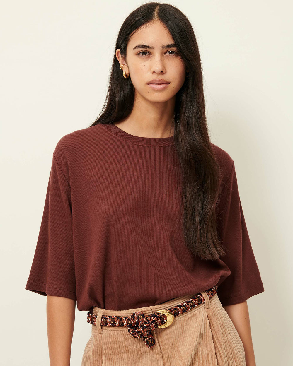 Women SERGE CO Burgundy | T-shirt